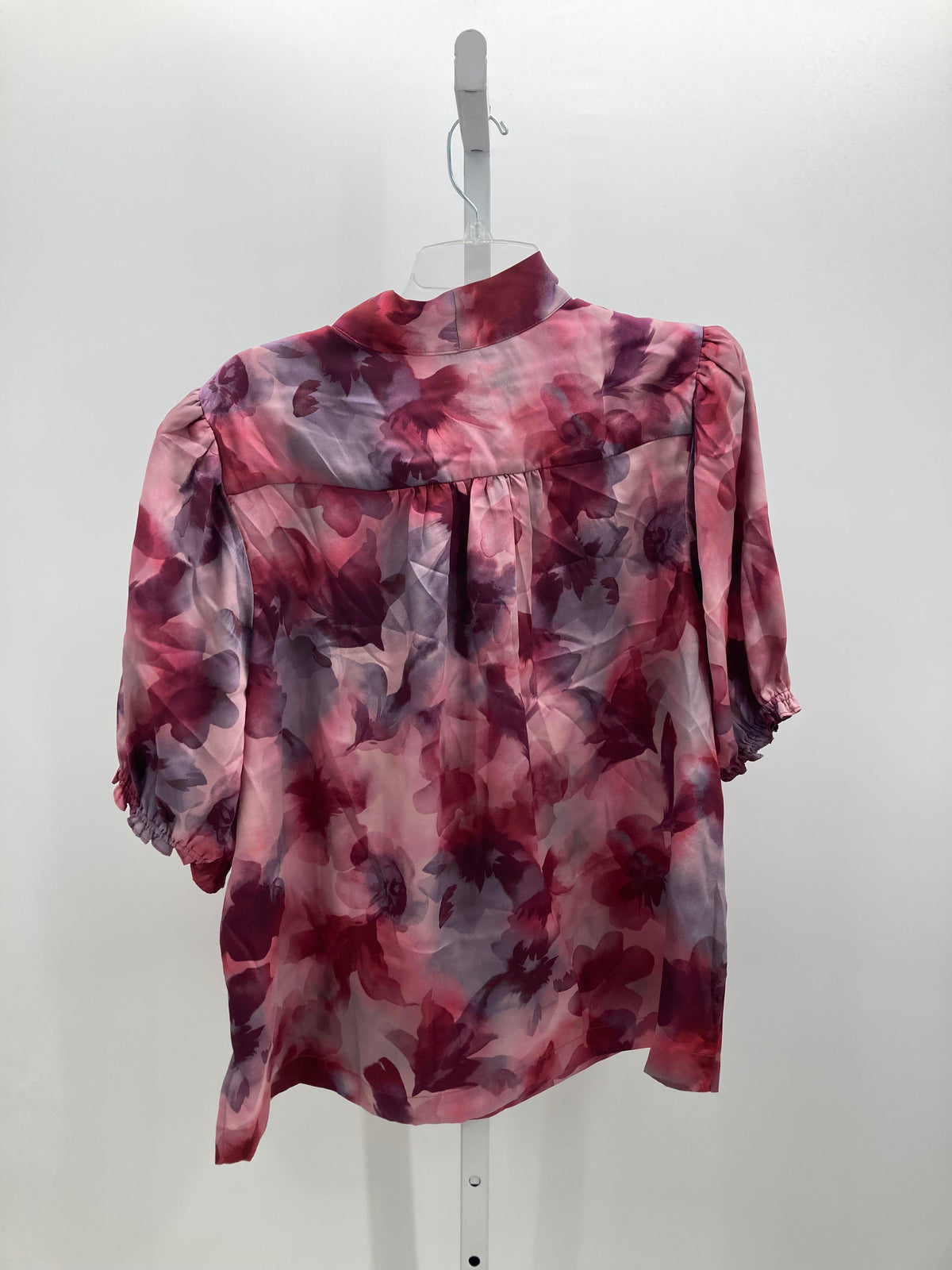 Susan Graver Size Large Misses Short Sleeve Shirt