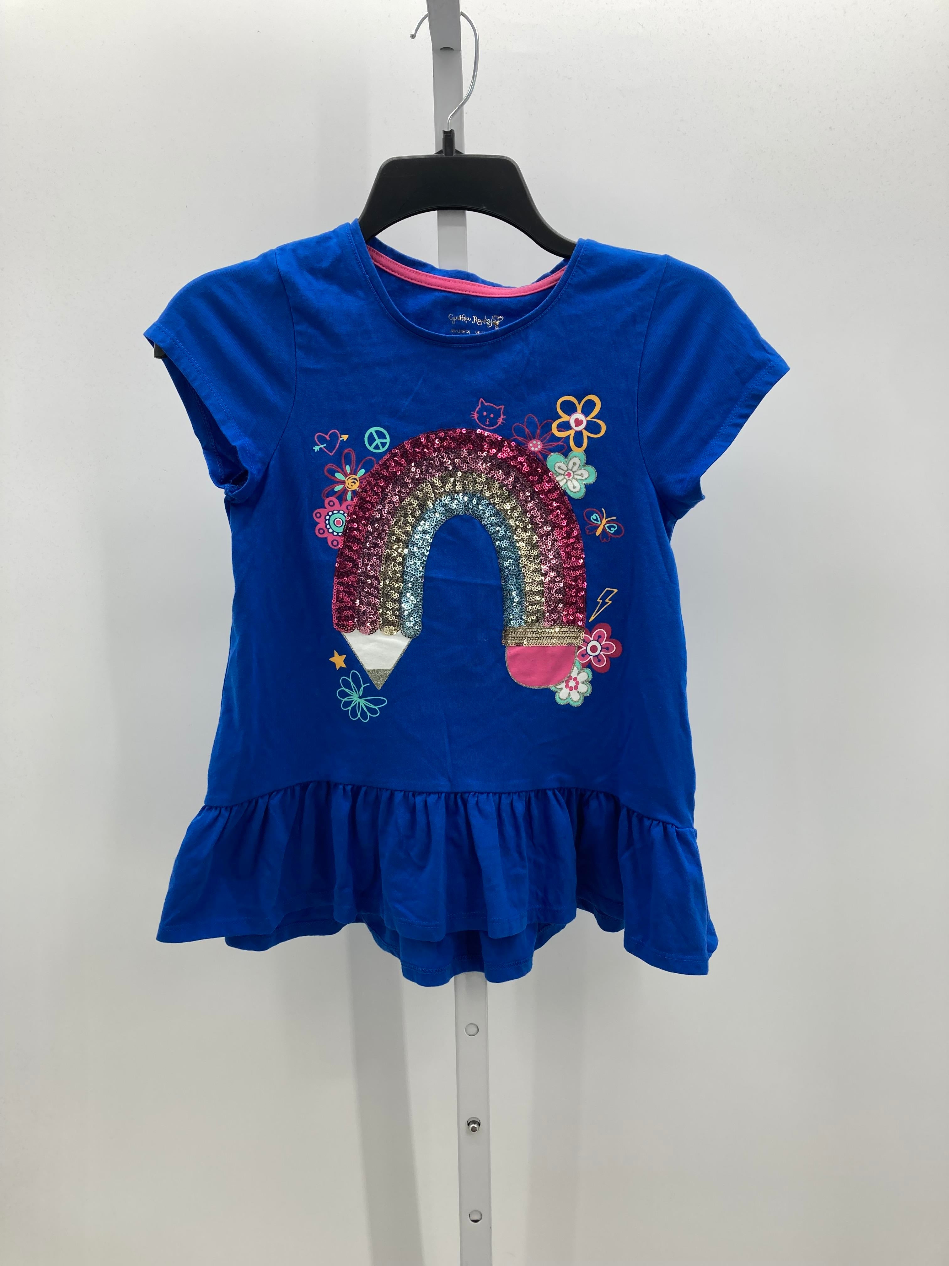 Cynthia Rowley Size 10-12 Girls Short Sleeve Shirt