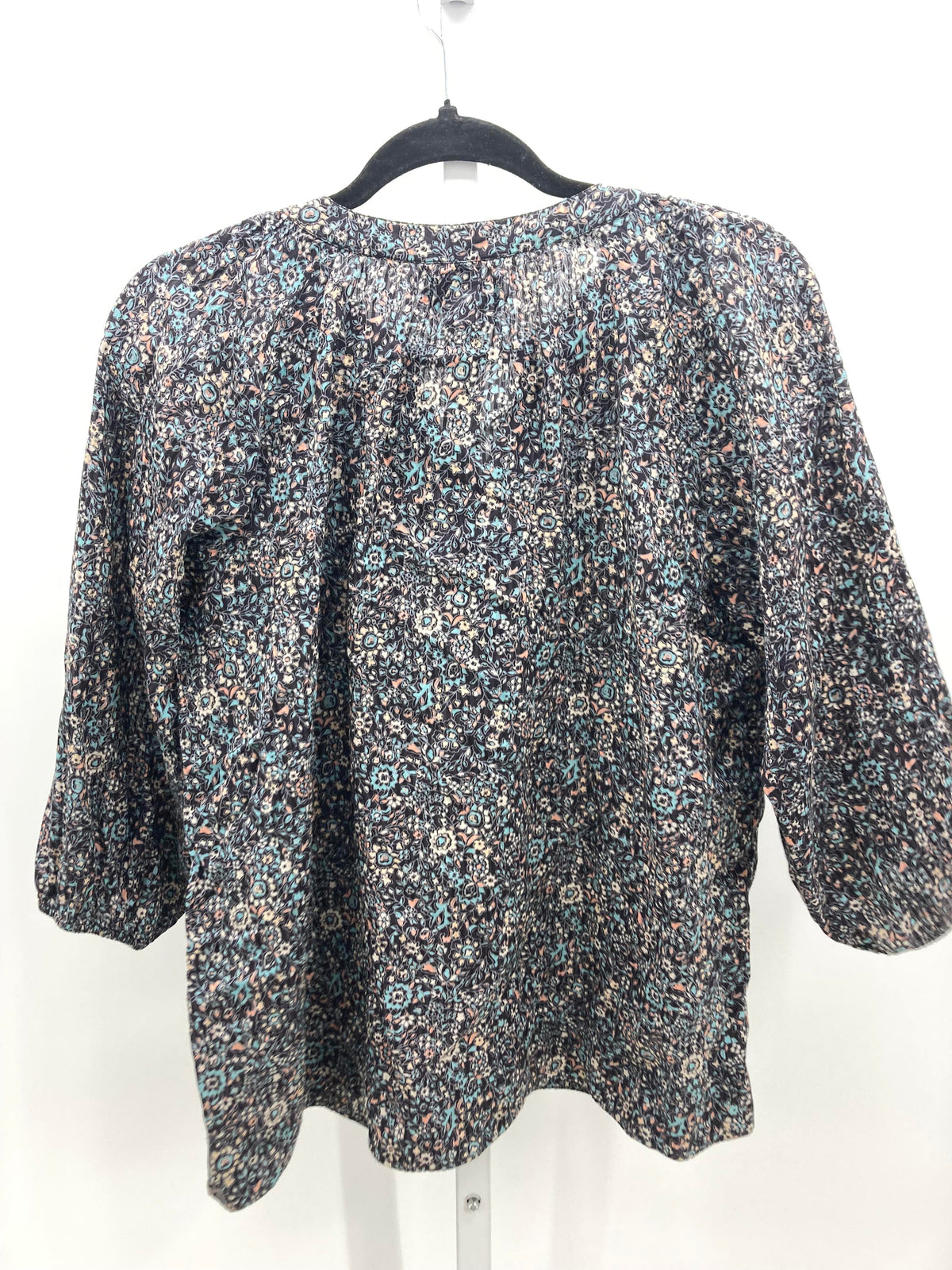 Black Size 0 Maternity 3/4 Sleeve Shirt