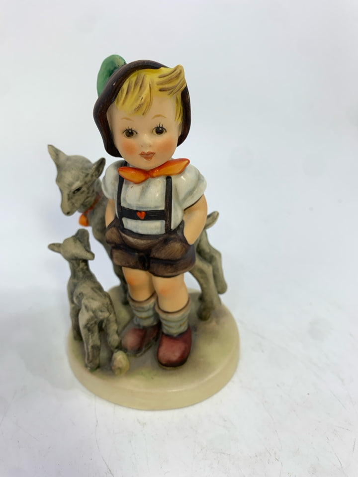 VTG HUMMEL LITTLE GOAT HERDER FIGURINE.