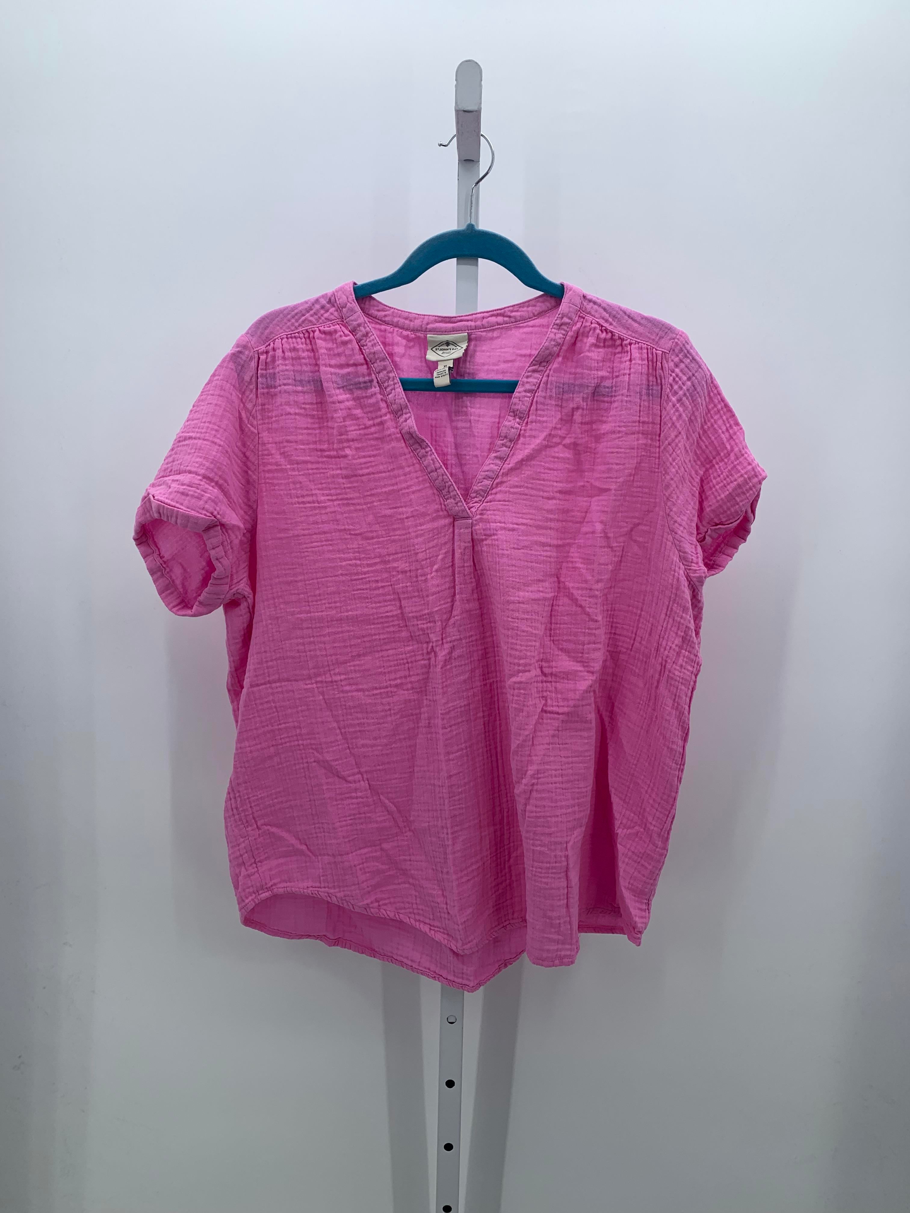 St. Johns Bay Size Extra Large Misses Short Sleeve Shirt