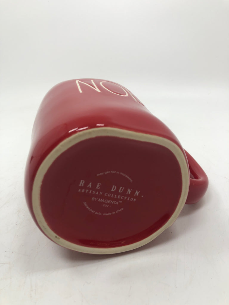 RED NOEL MUG- RAE DUNN.