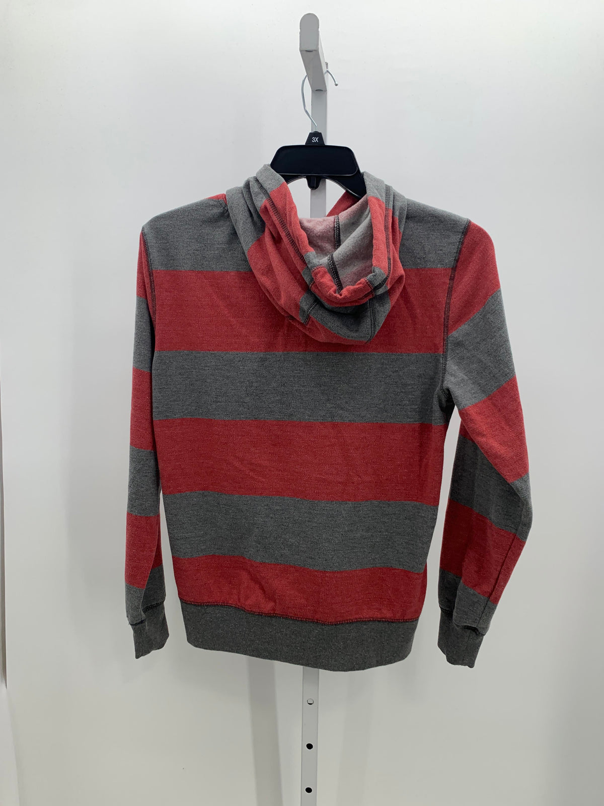 GREY STRIPES SWEAT JACKET.