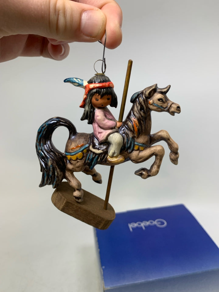 GOEBEL MERRY LITTLE INDIAN W/ BOX LIMITED EDITION.