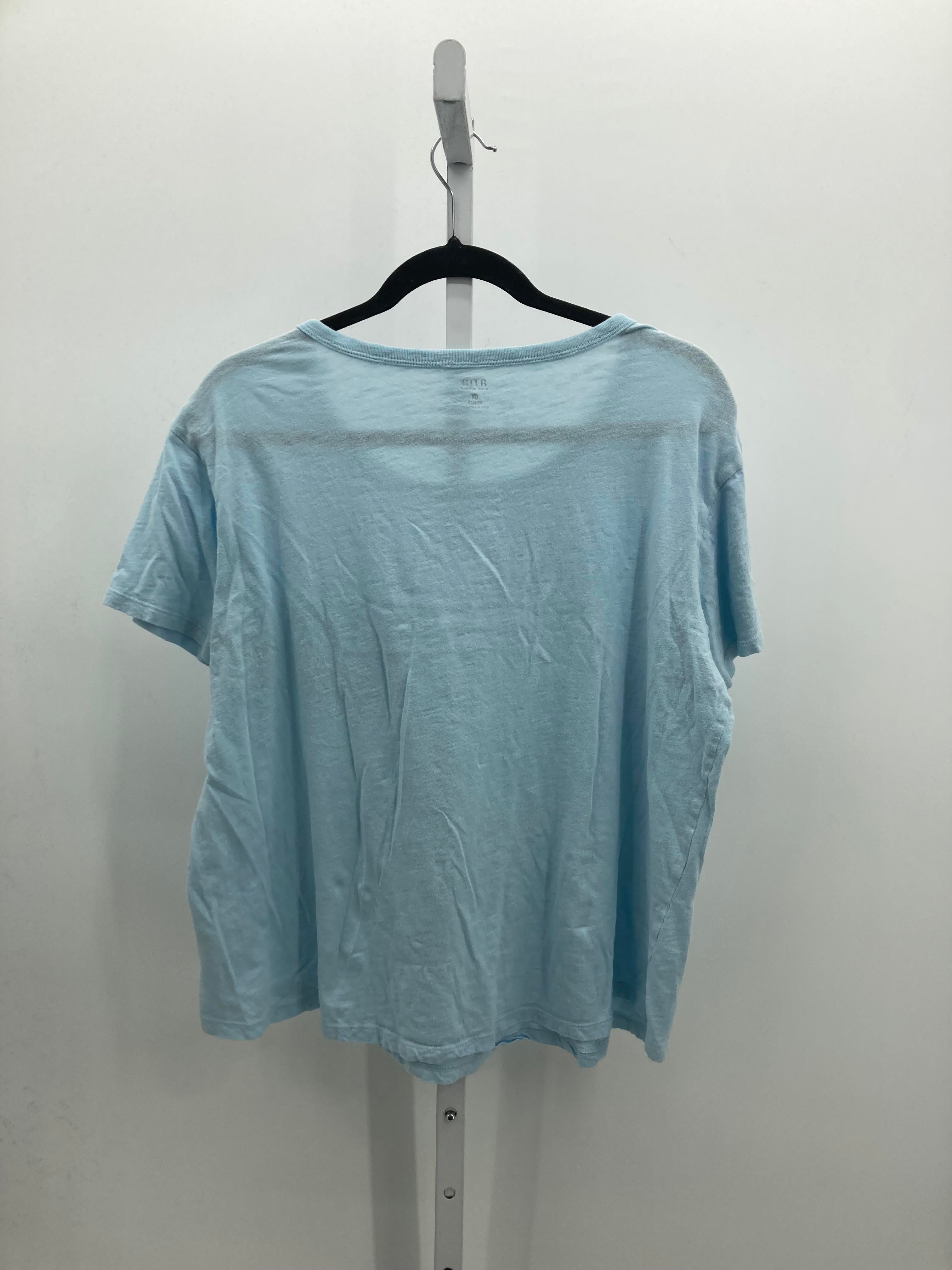 A.N.A. Size 0X Womens Short Sleeve Shirt