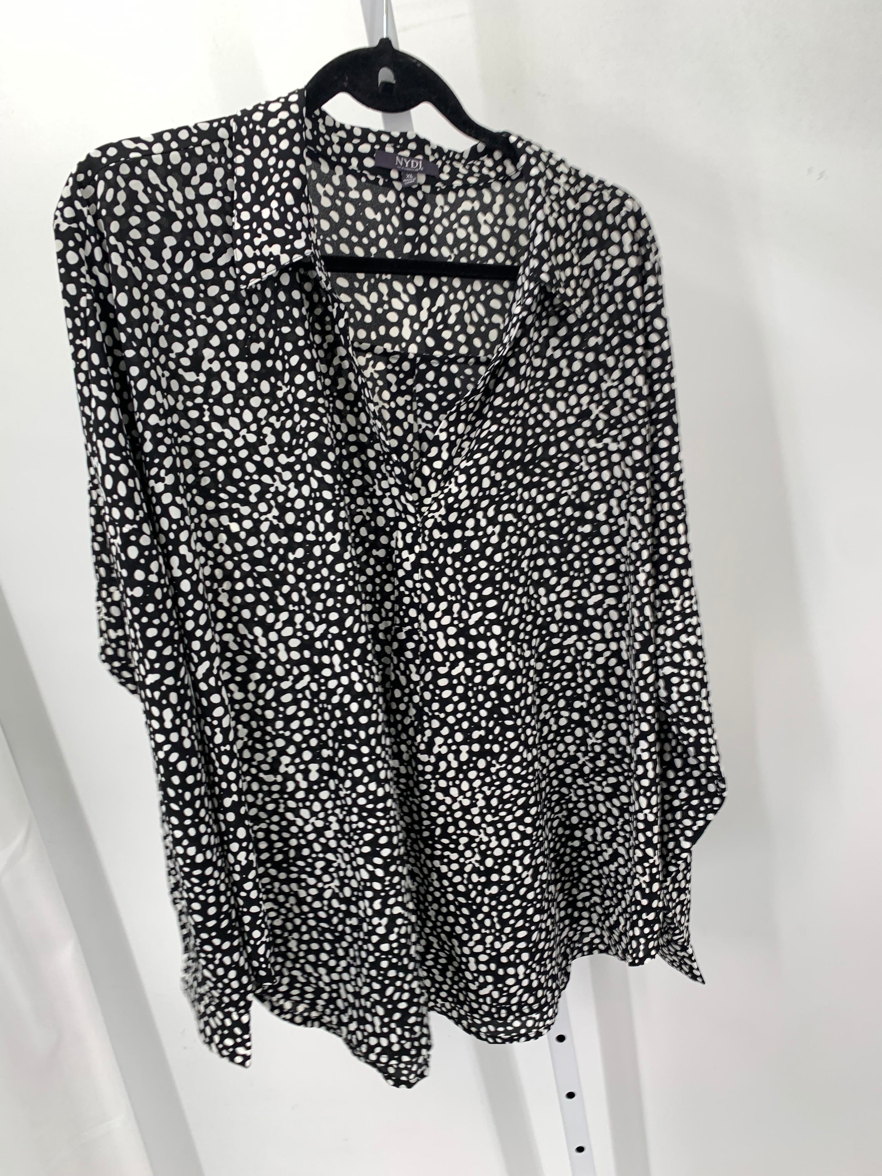 NYDJ Size Extra Large Misses Long Sleeve Shirt