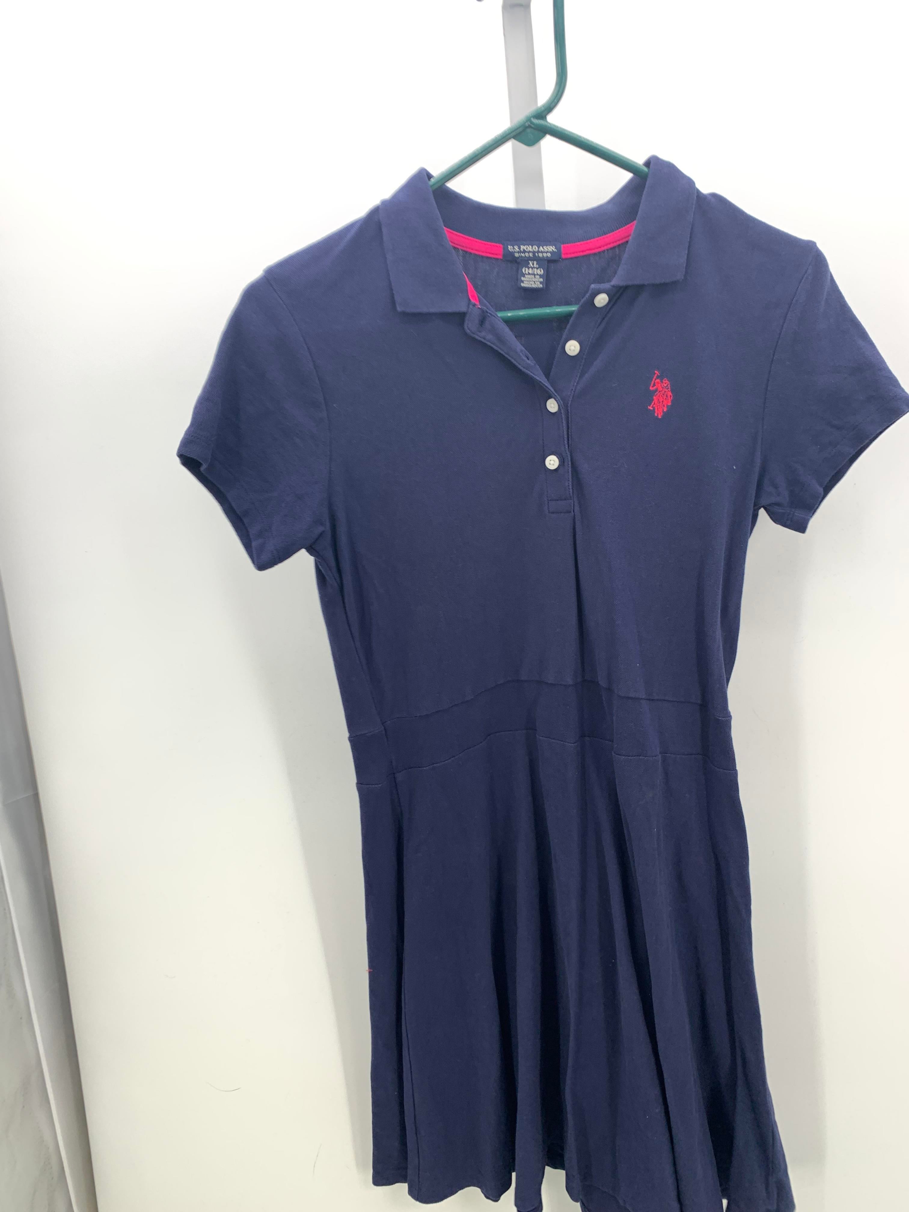 U.S. Polo Size 14-16 Girls Short Sleeve Dress
