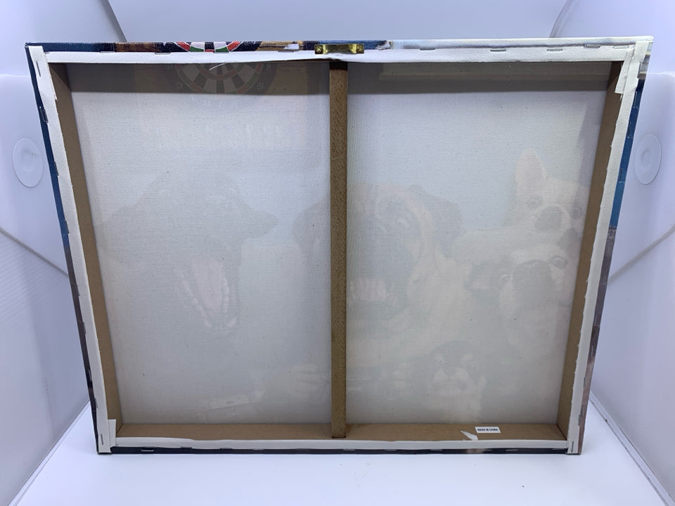 GAMING DOGS CANVAS.