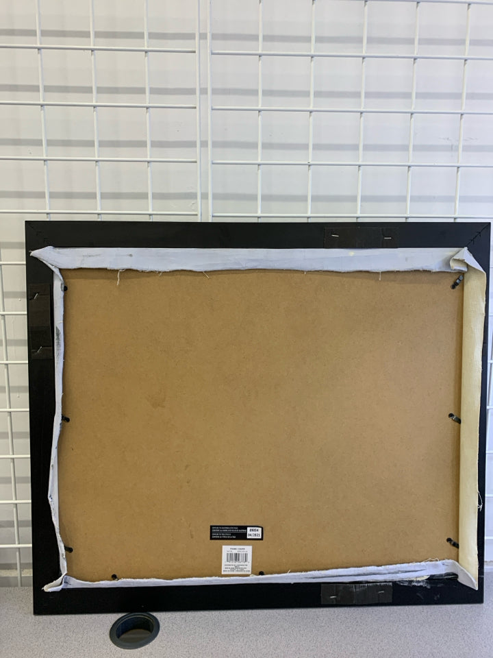 PARIS B+W PRINT IN BLACK FRAME.