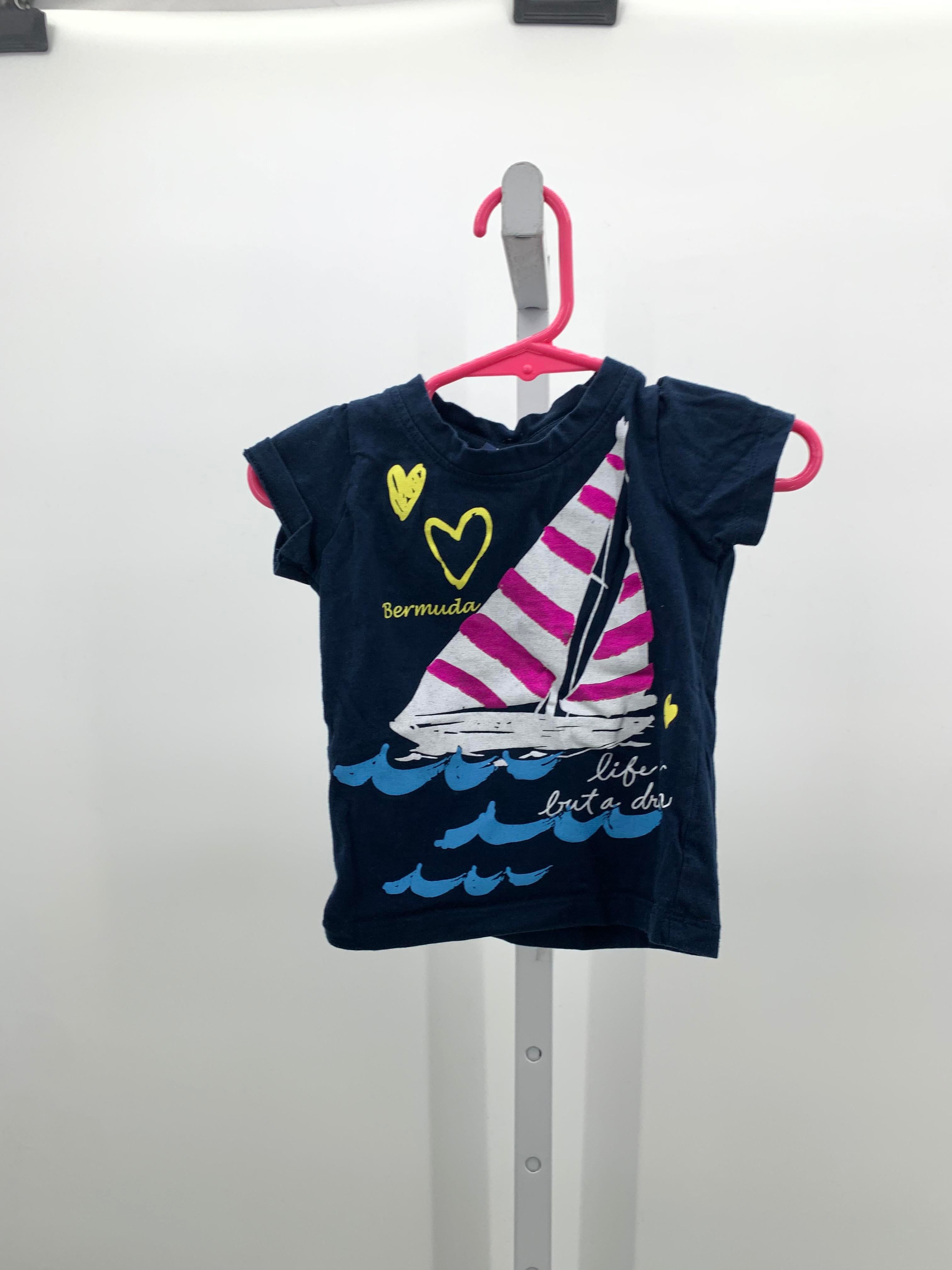 Size 12 Months Girls Short Sleeve Shirt