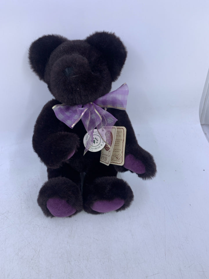 DARK PURPLE BOYDS BEAR.