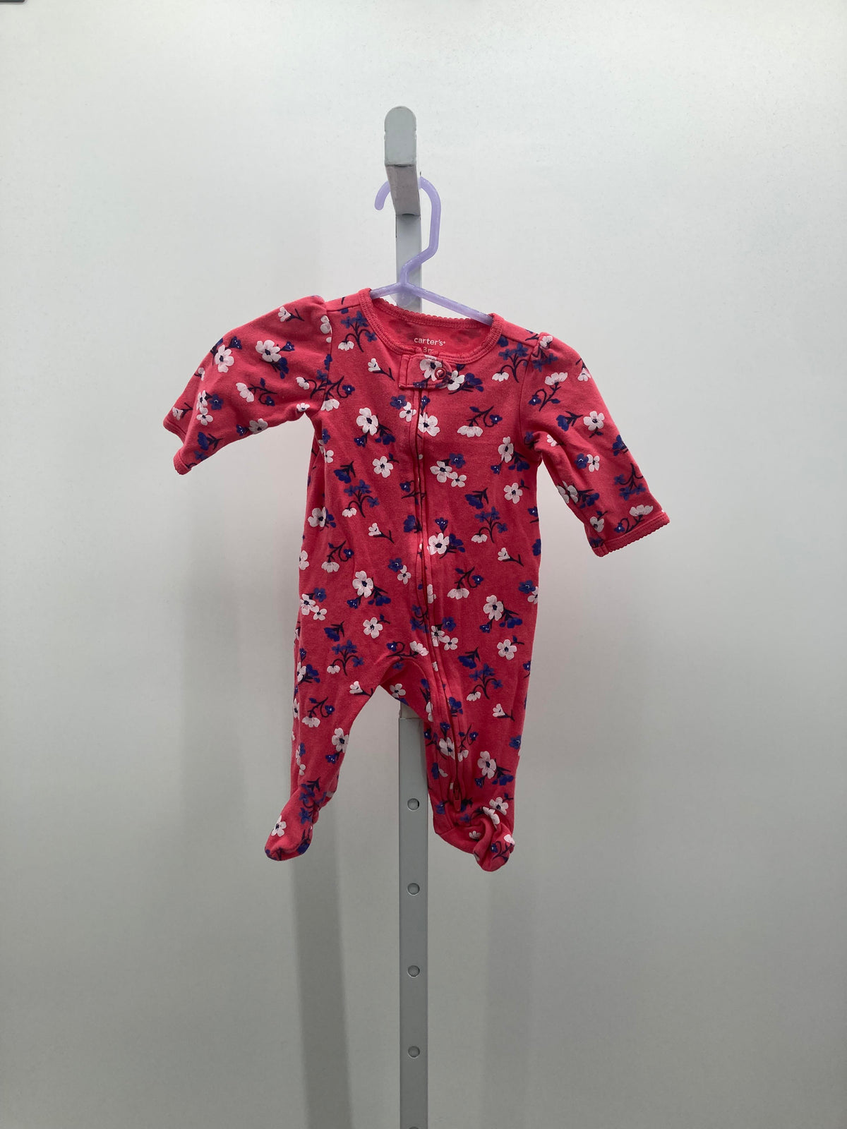 Carters Size 3 Months Girls Long Slv. Romper