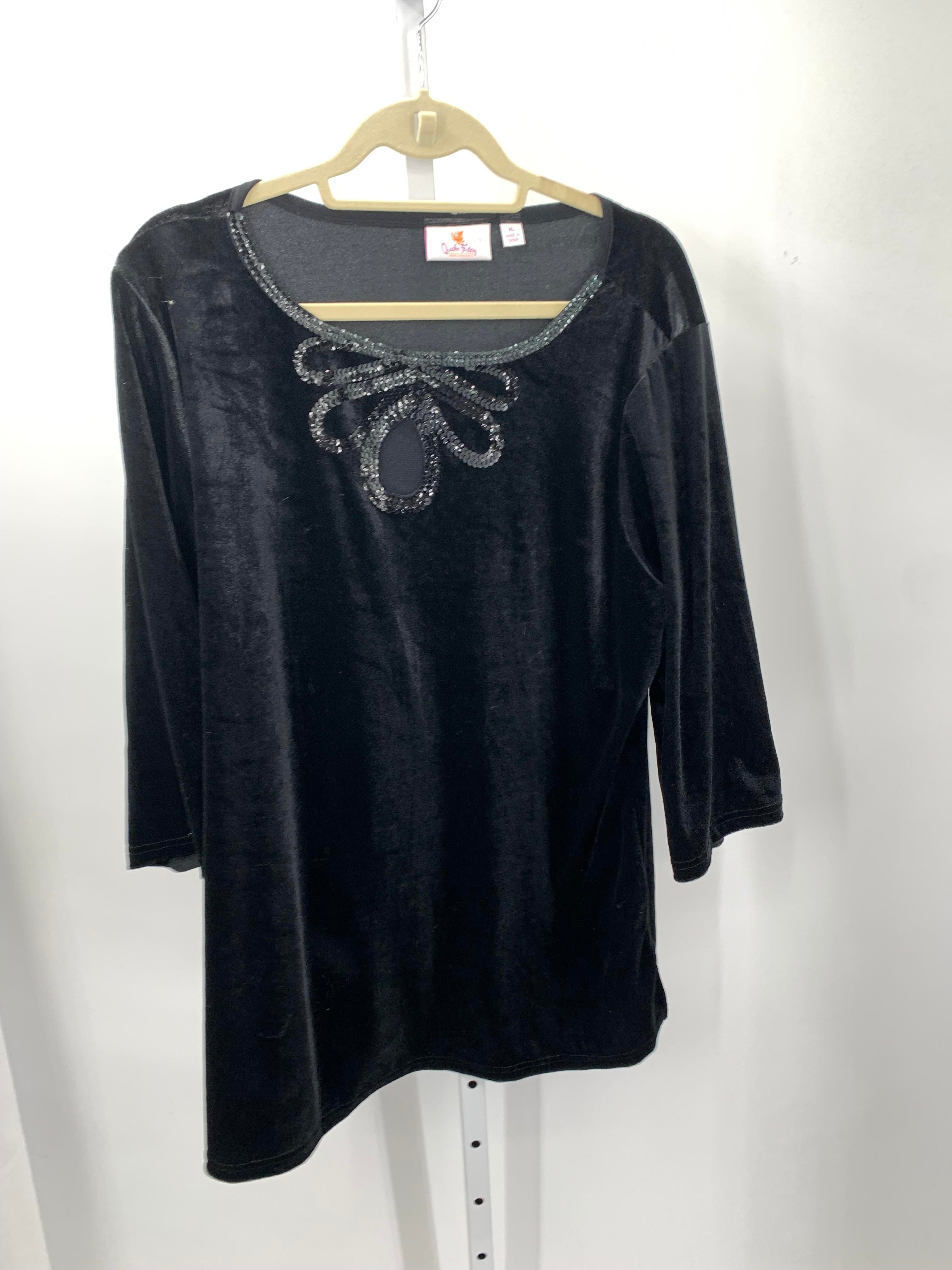 Quacker Factory Size Extra Large Misses 3/4 Sleeve Shirt