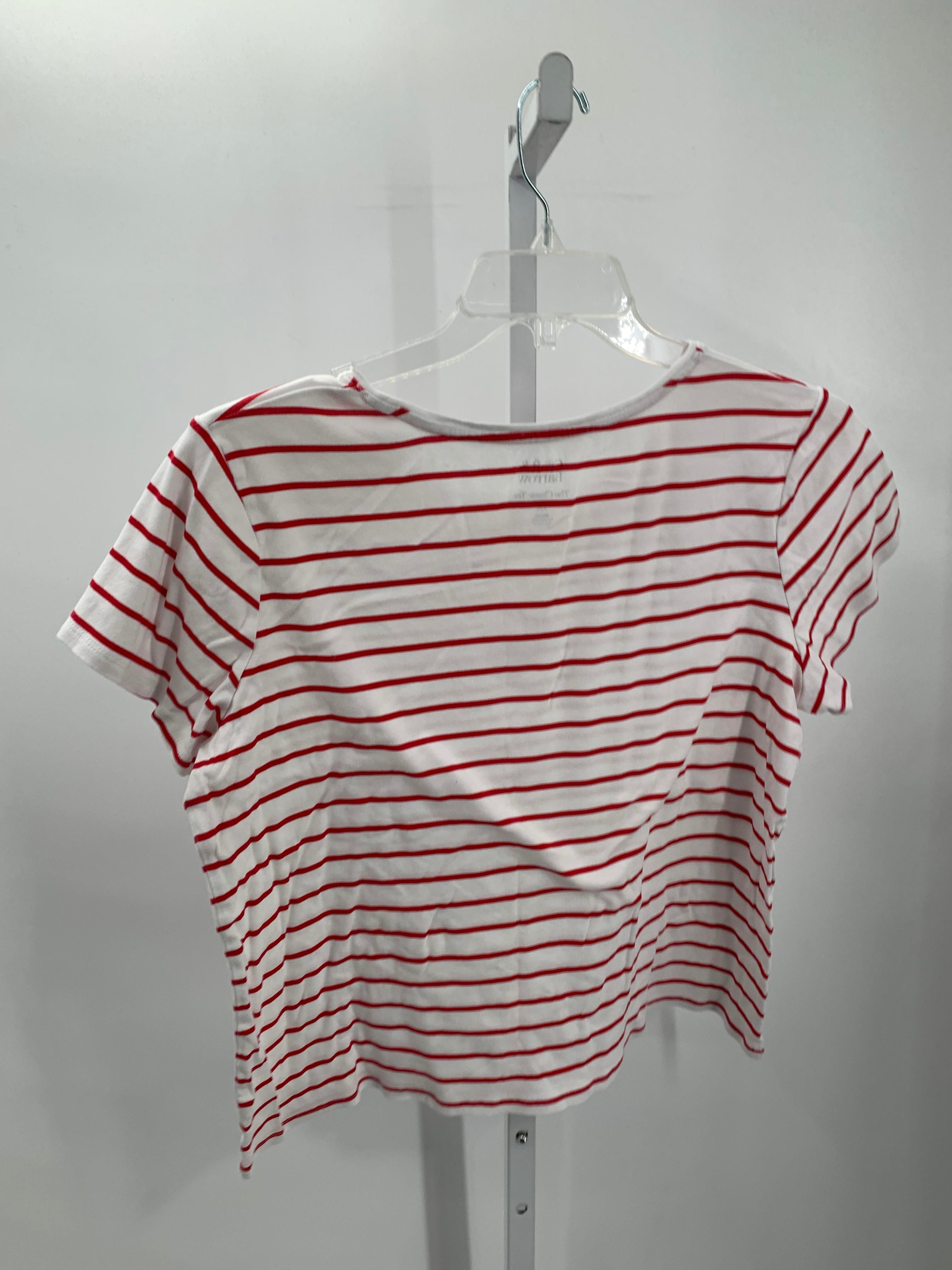 Croft & Barrow Size XXL Misses Short Sleeve Shirt