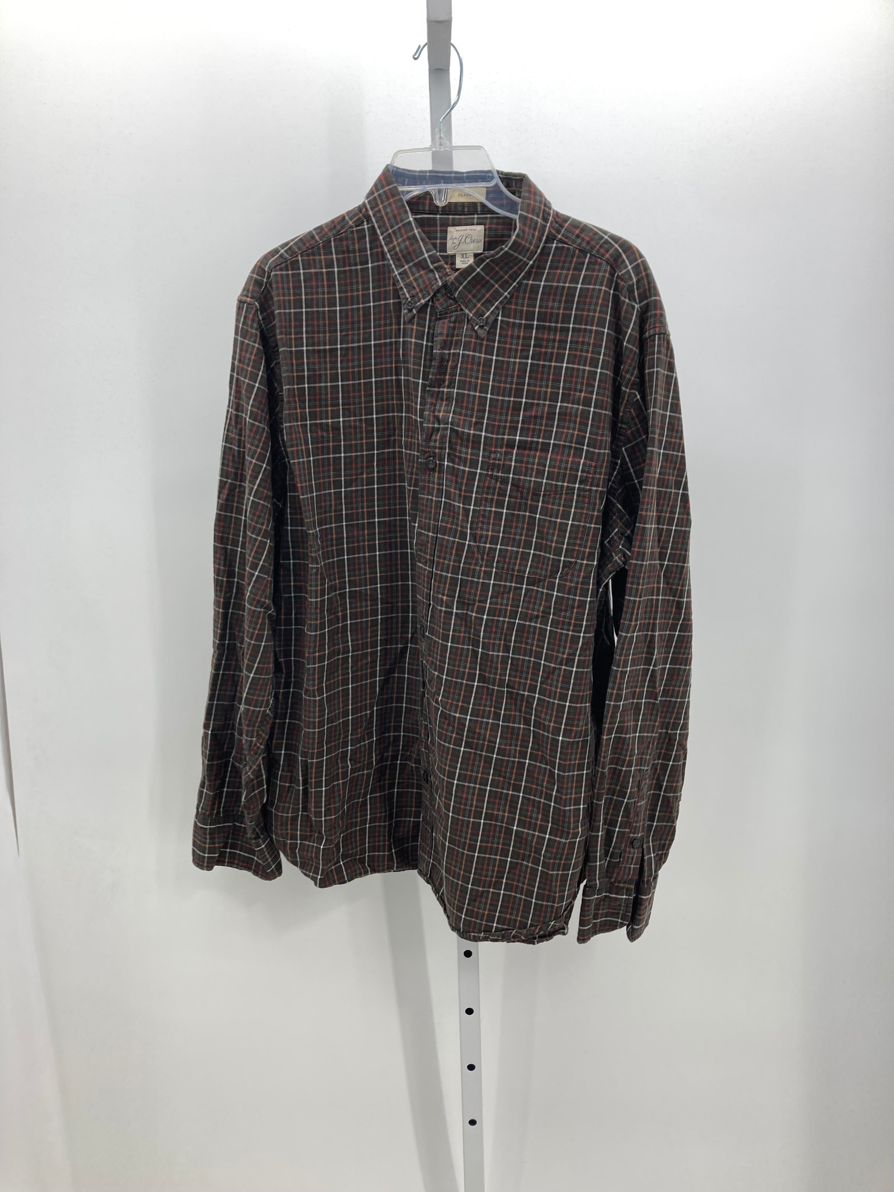 PLAID BTN DOWN