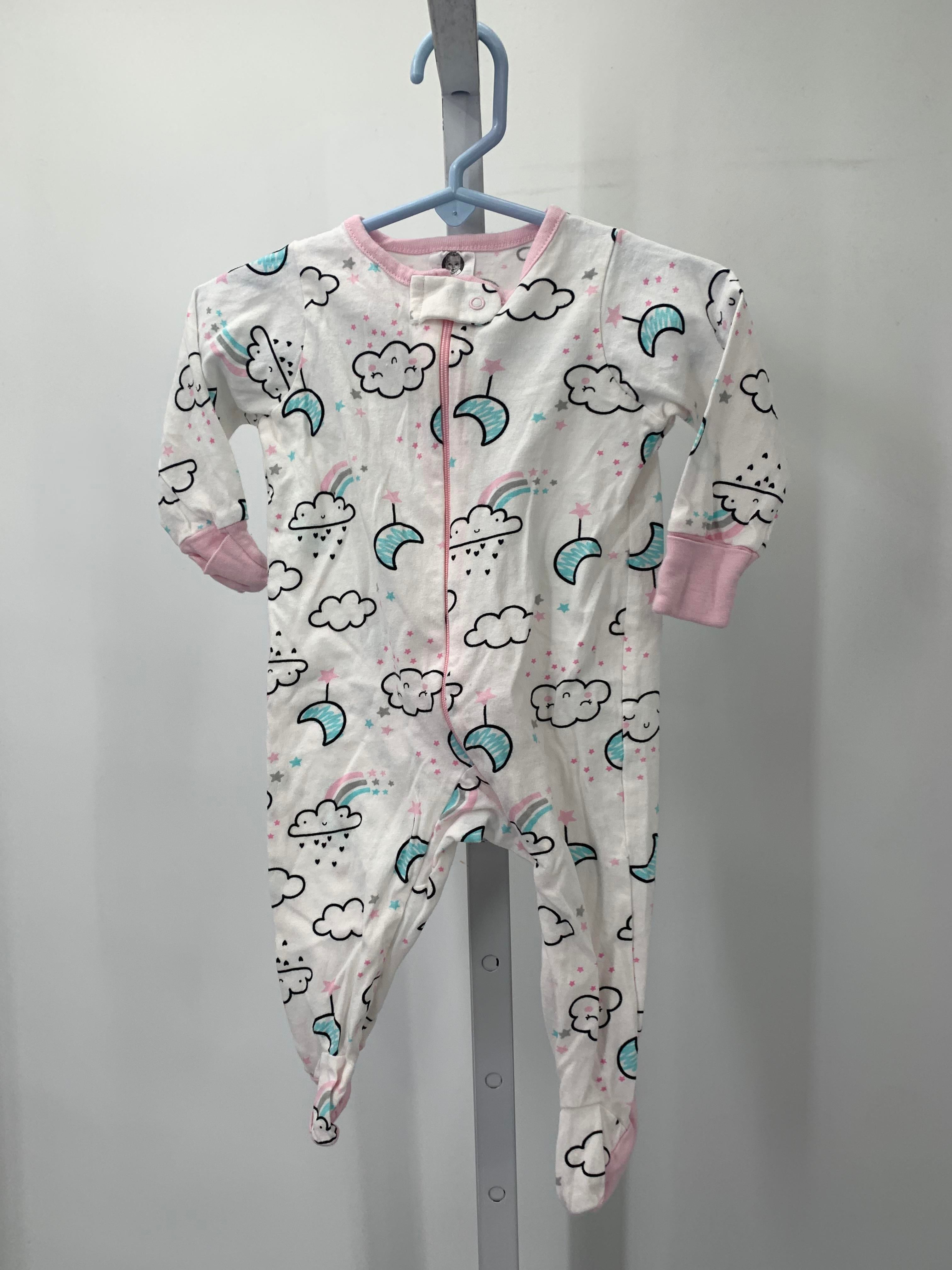 Gerber Size 0-3 months Girls Long Slv. Romper