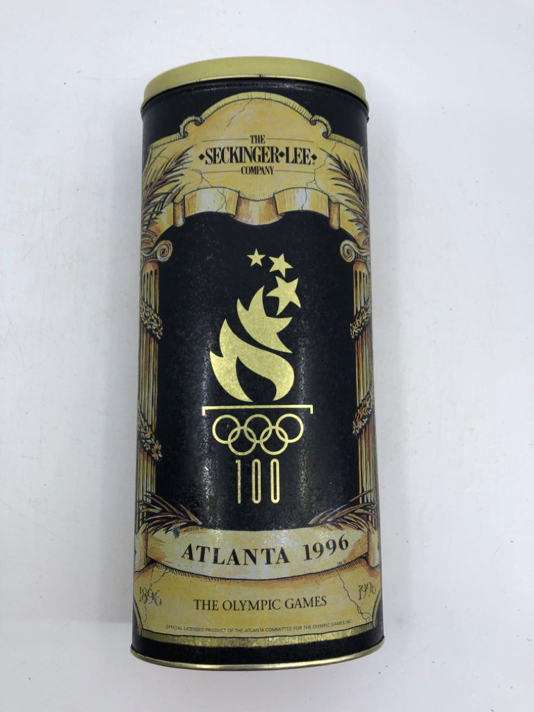 OVAL TIN ATHENS THE OLYMPIC GAMES.