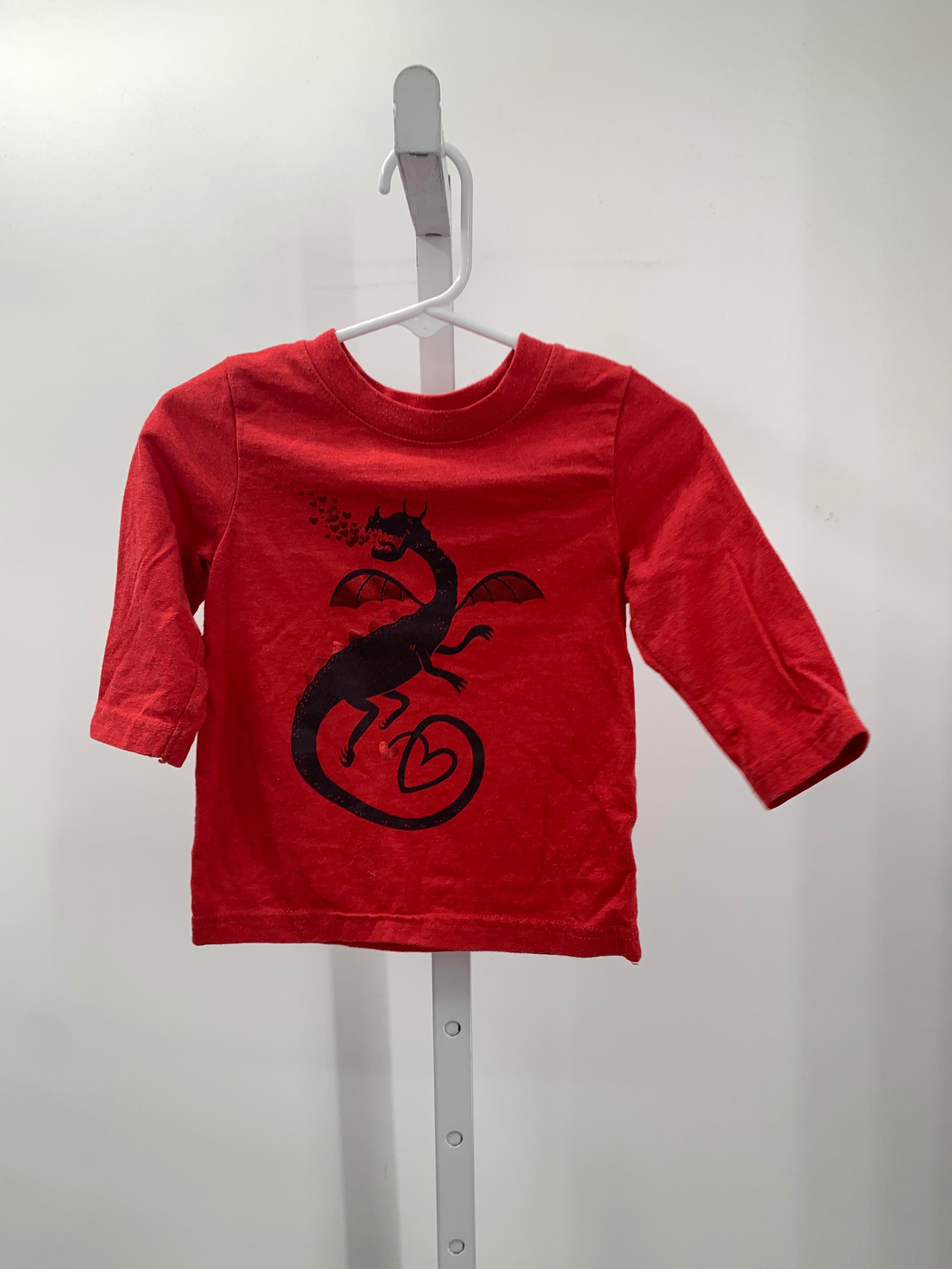 LONG SLV SHIRT BLACK DRAGON HEARTS