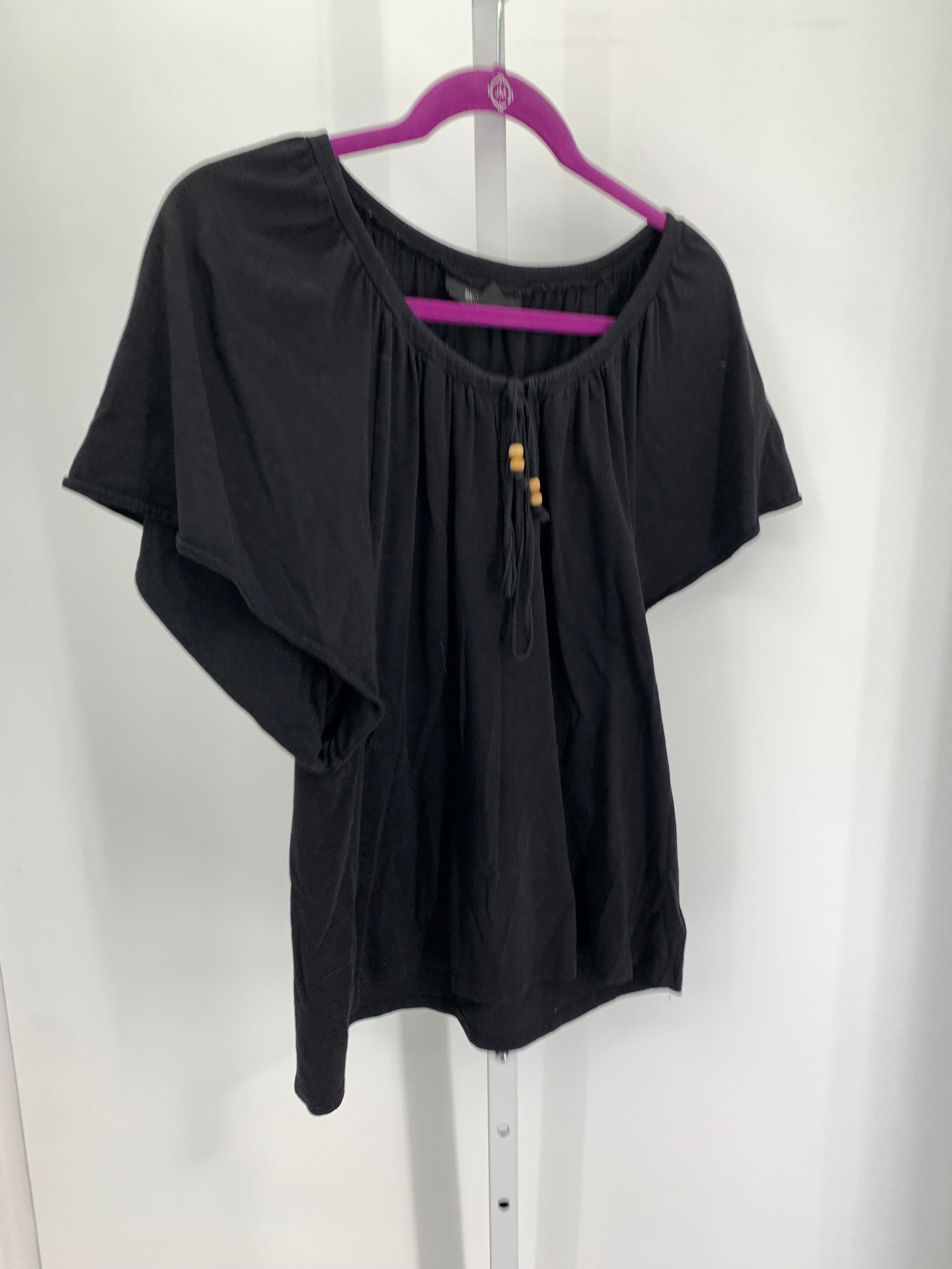 Style & Co. Size Large Misses Short Sleeve Shirt