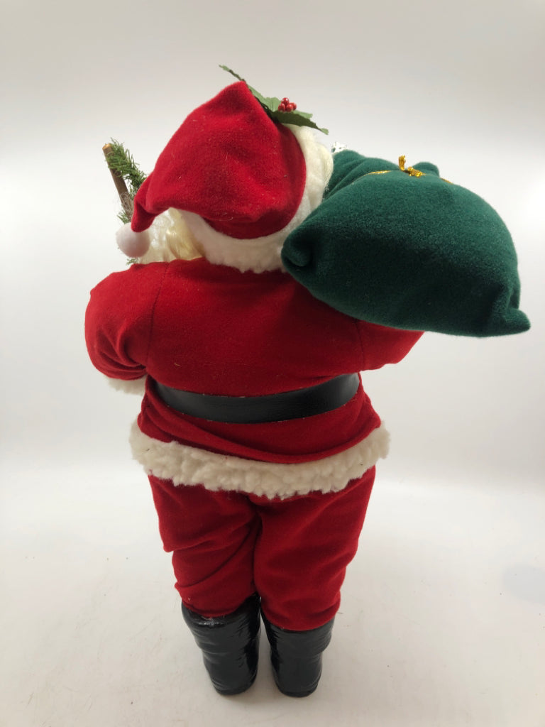 MRS CLAUS W/CHRISTMAS BAG DECOR.