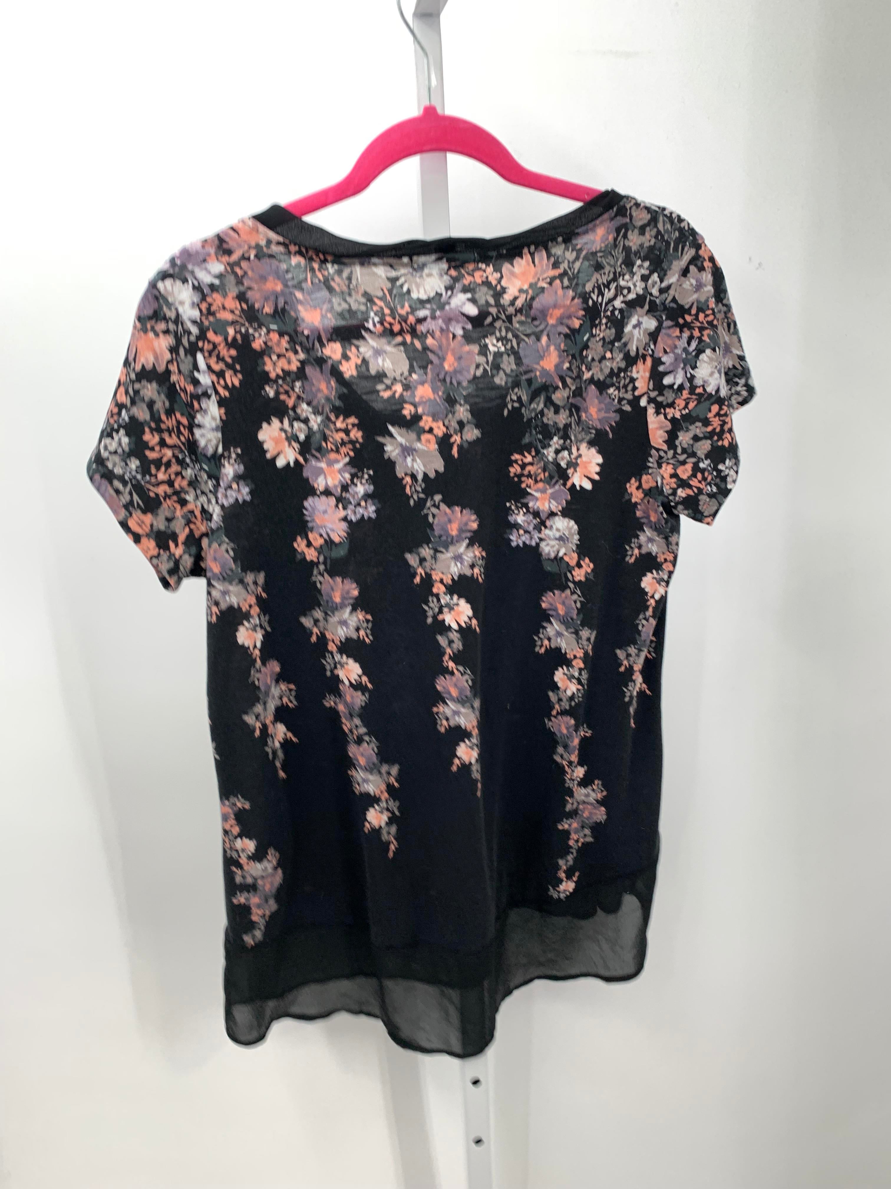 Maurices Size Large Misses Short Sleeve Shirt