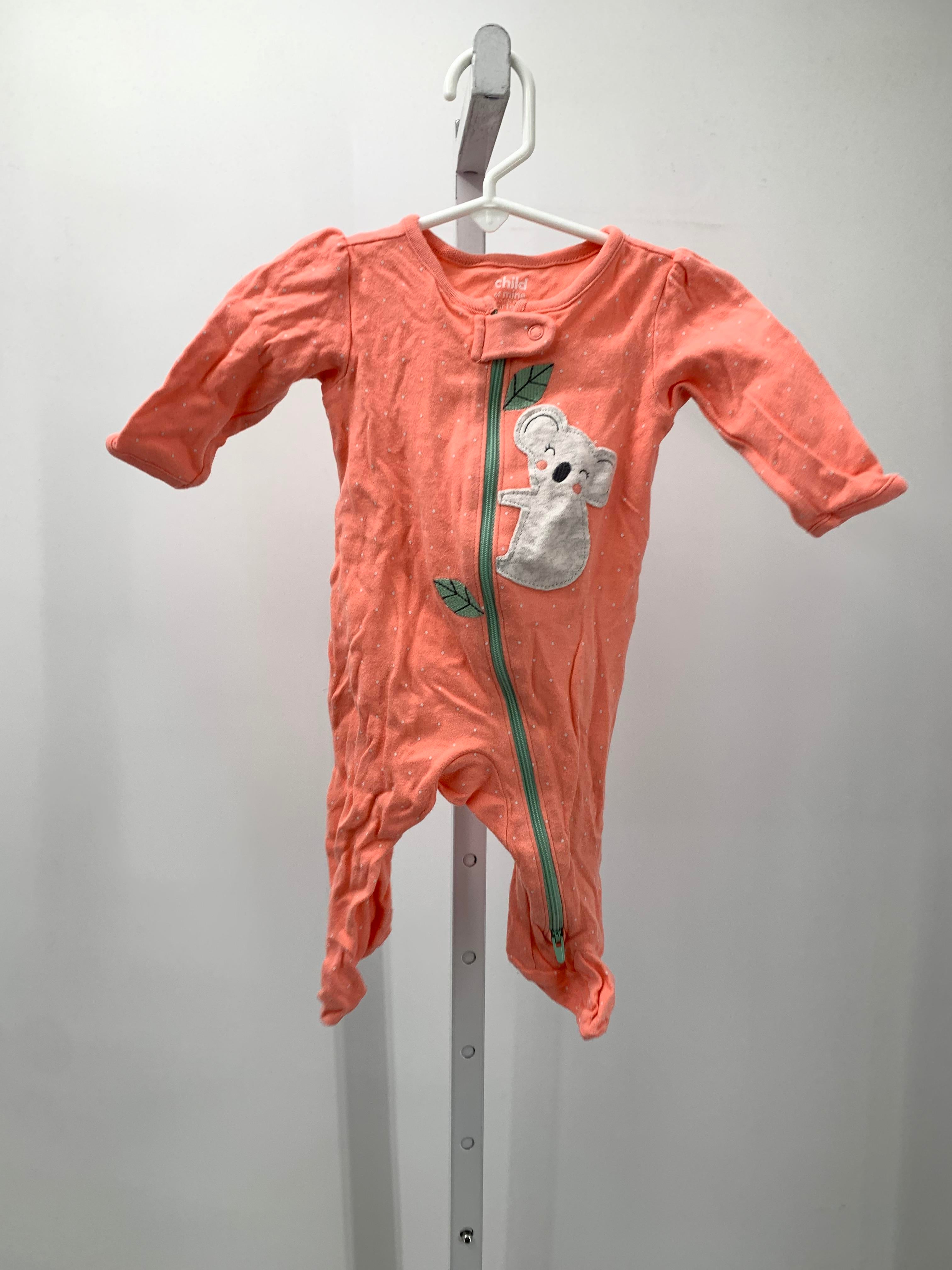 Child of Mine Size 0-3 months Girls Long Slv. Romper