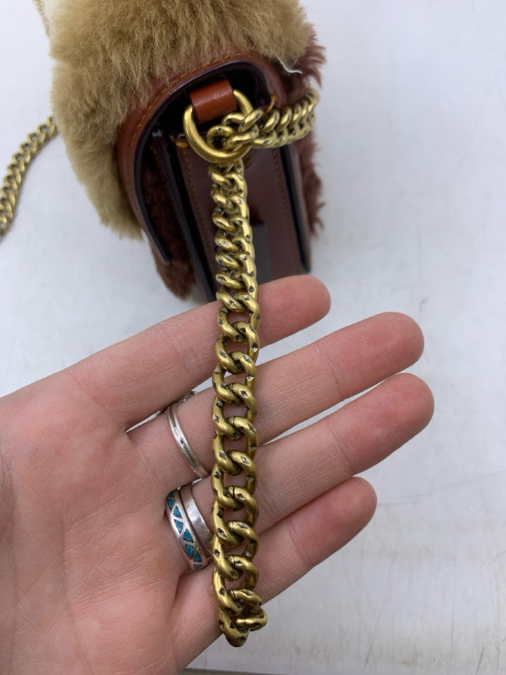 Coach C0704 Hutton Shoulder Bag w Patchwork & Sleeper Dust Bag