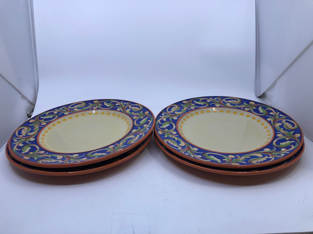 16PC SVC 4- VILLA DELLA LUNA DISH SET W/BOOK.