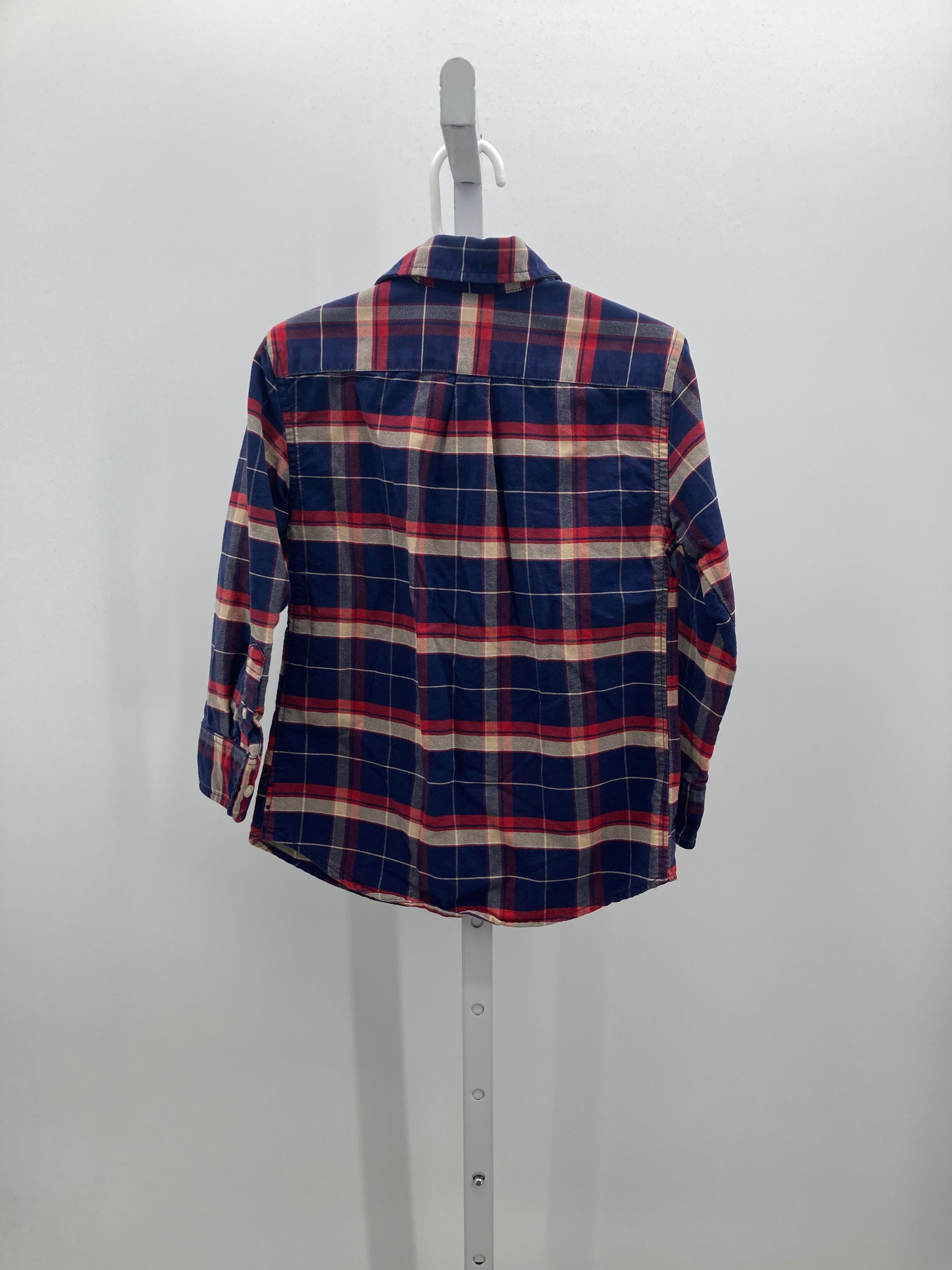 RED PLAID BTN DOWN