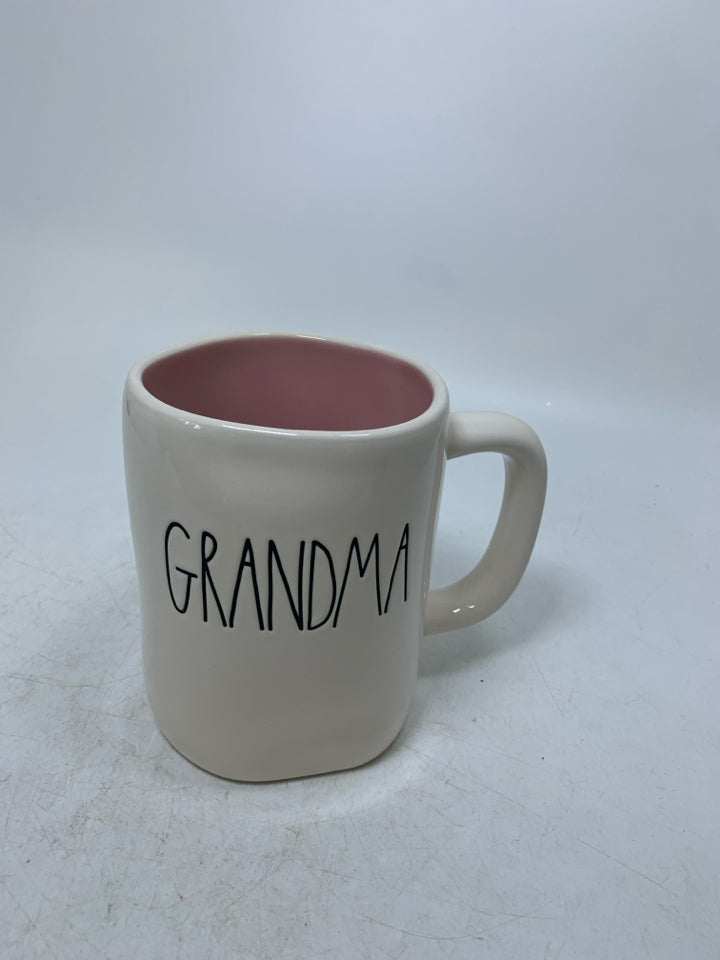GRANDMA MUG W/ PINK INTERIOR.