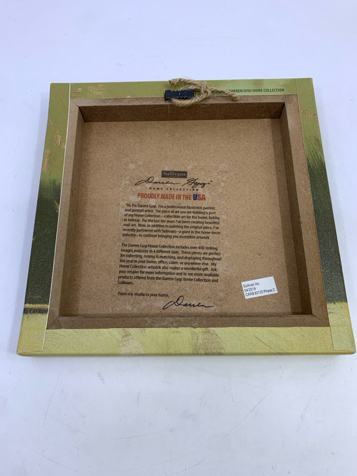 BASKET OF RED APPLES WALL CANVAS.