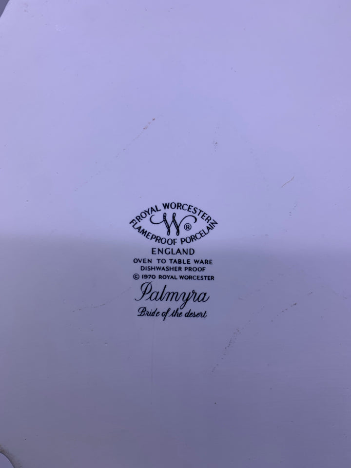 WHITE QUICHE DISH W/ FLOWERS YELLOW RIM.