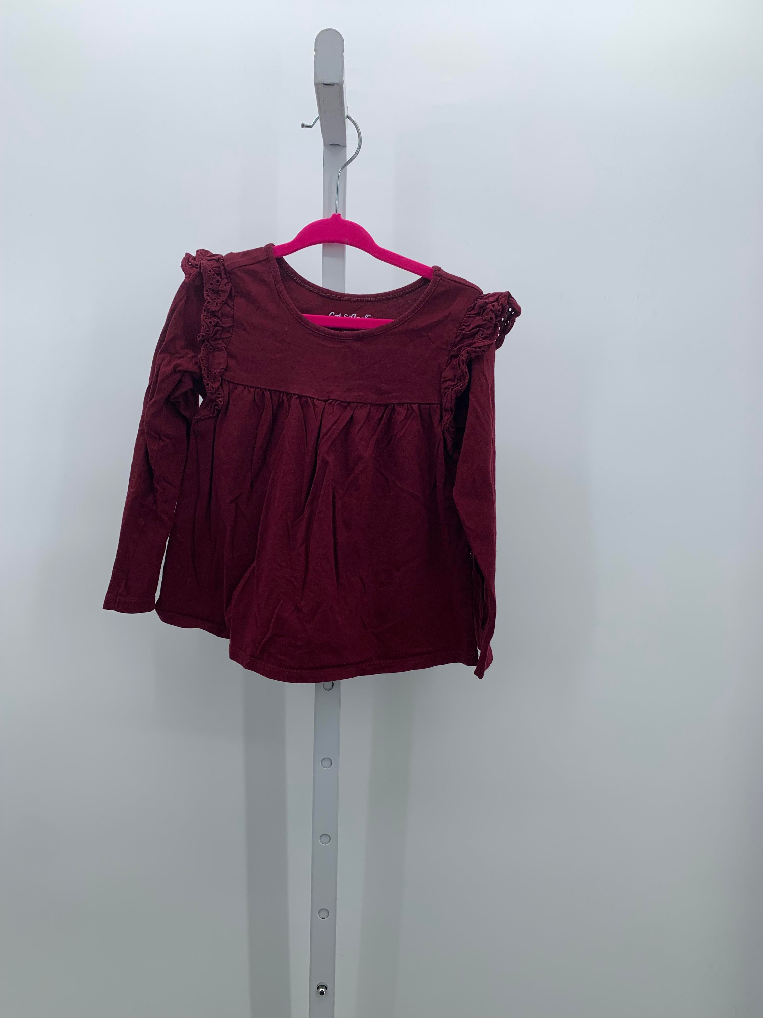 Cat & Jack Size 3T Girls Long Sleeve Shirt