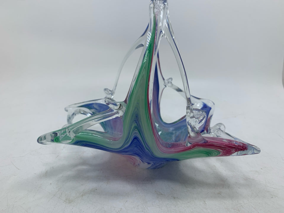 BLUE, PINK/ GREEN BOWL.
