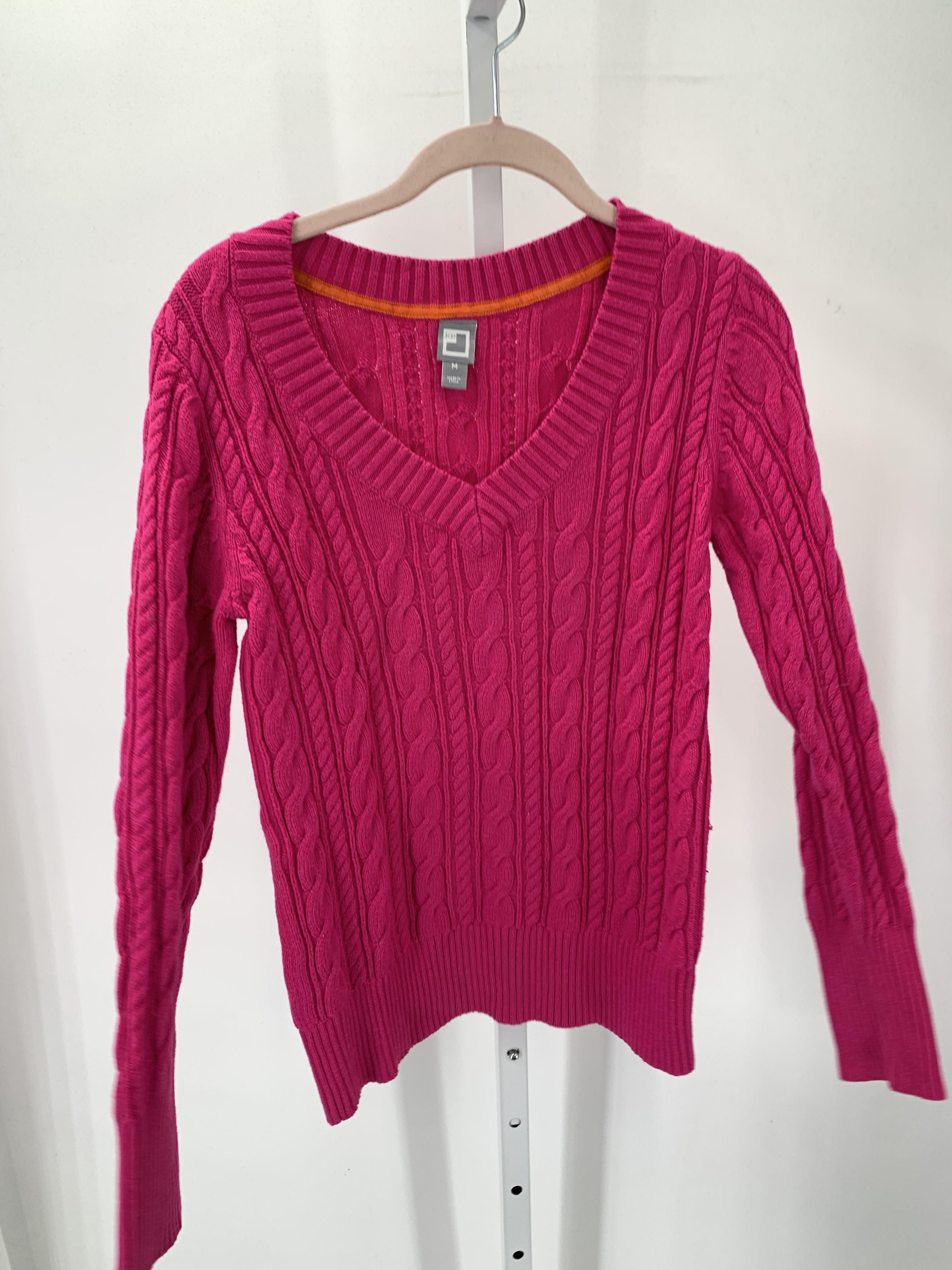 JCP Size Medium Misses Long Slv Sweater