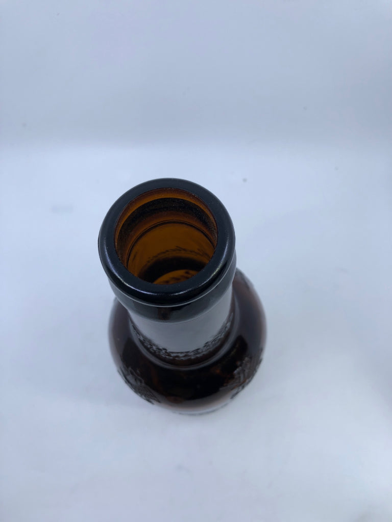 LARGE GLASS BUDWISER BEER BOTTLE BANK.