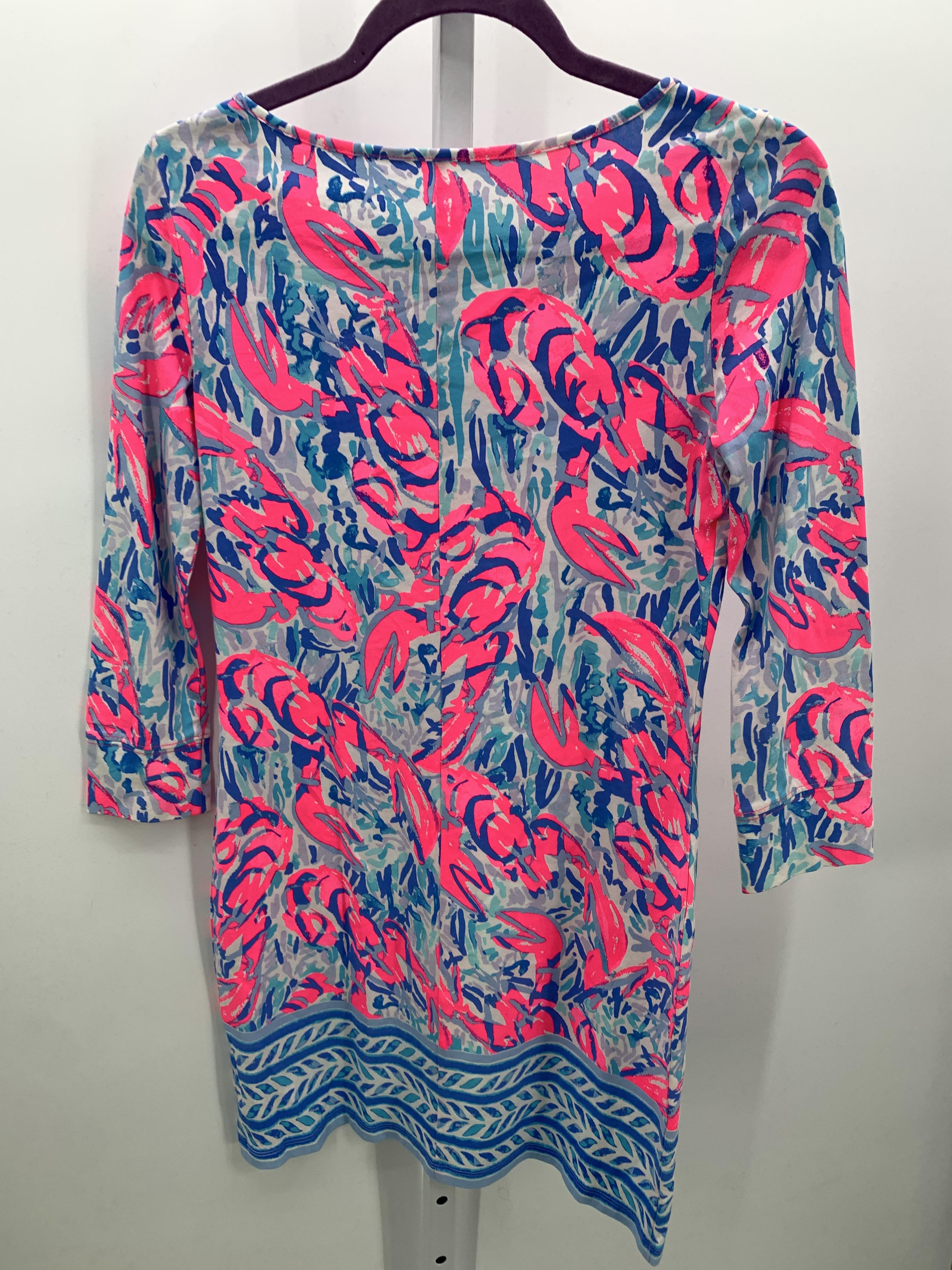 Lilly Pulitzer Size X Small Misses 3/4 Sleeve Dress