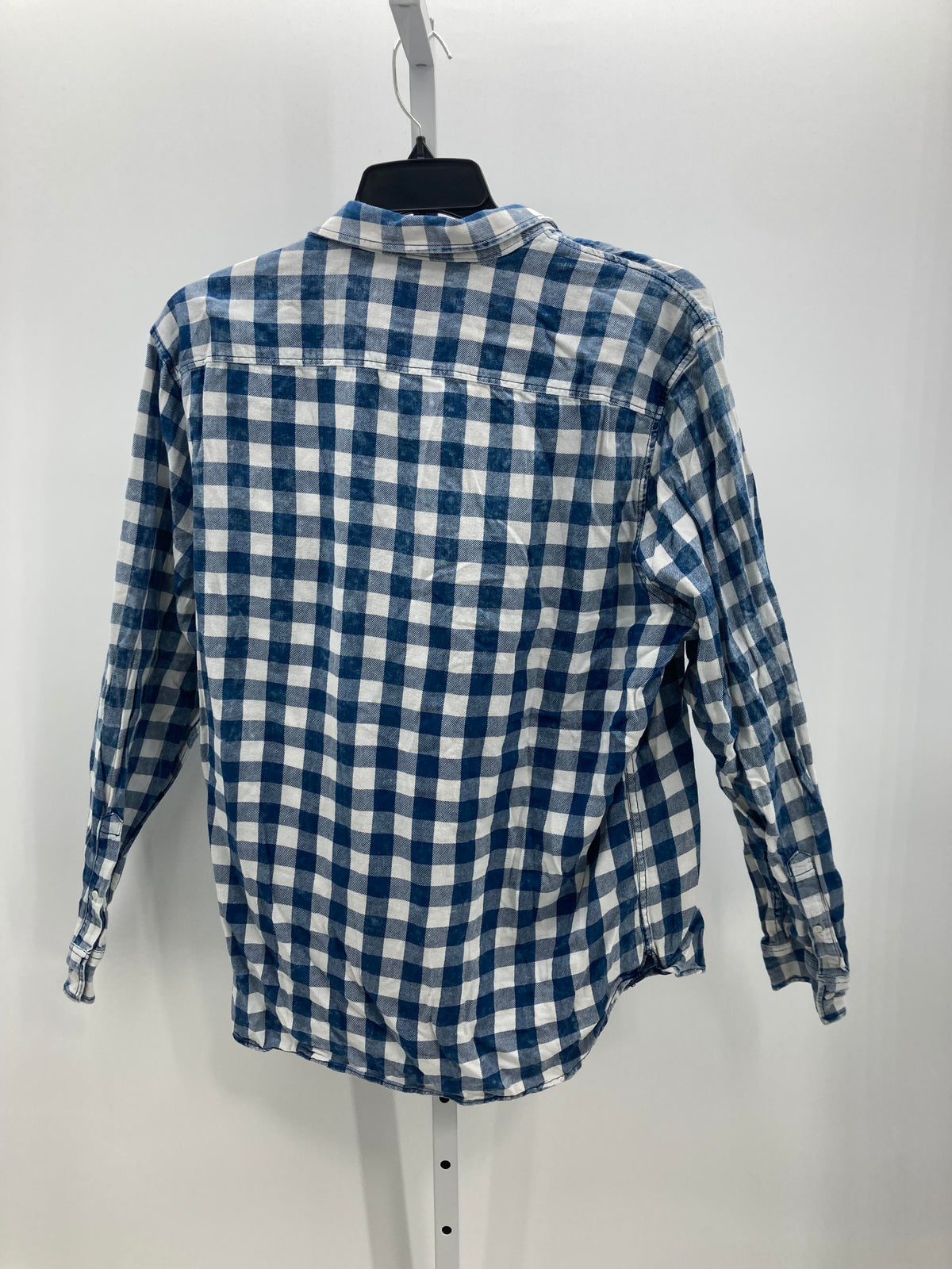BLUE PLAID BUTTON DOWN