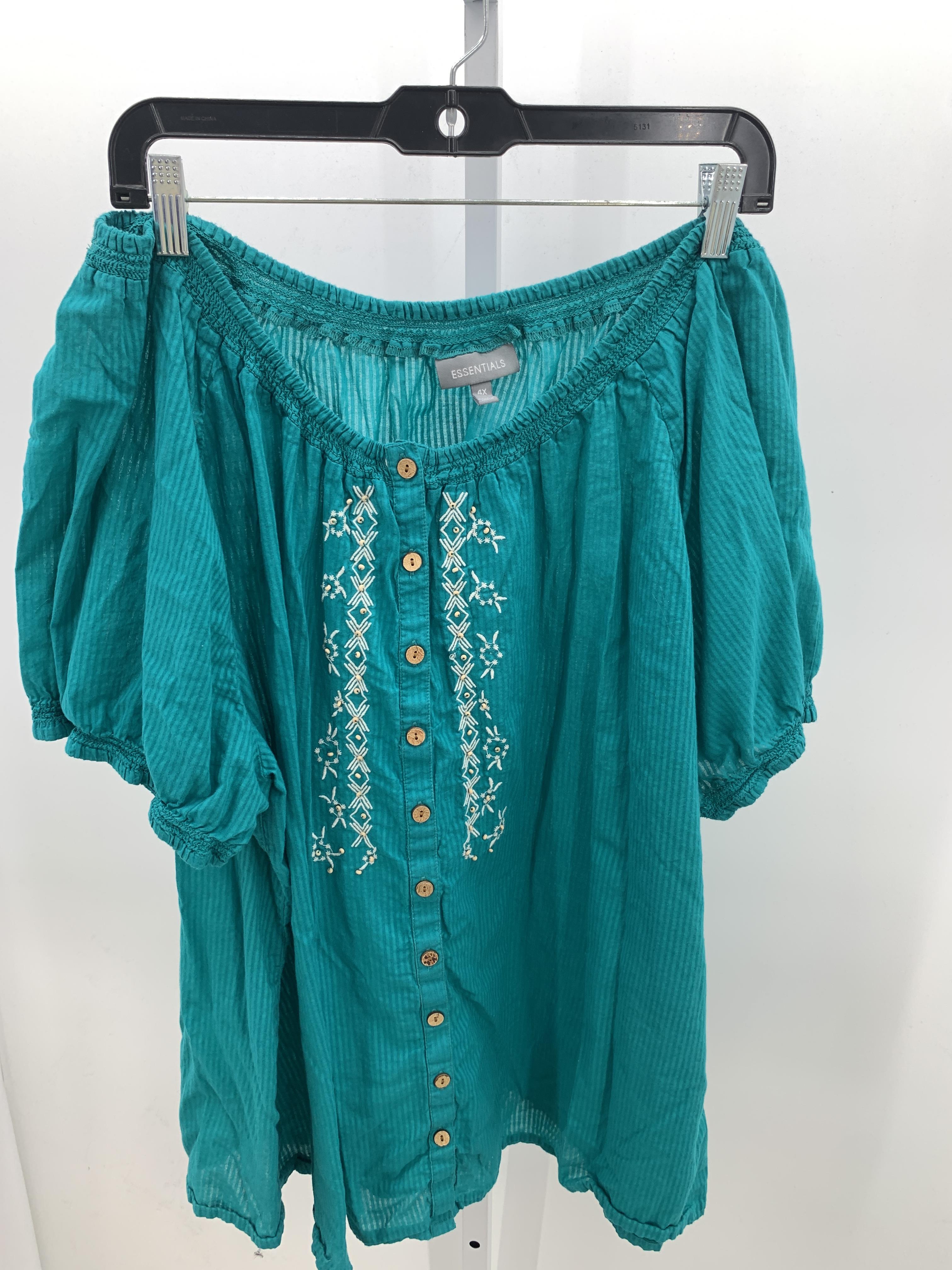 Essentials Size 4X Womens Short Sleeve Shirt