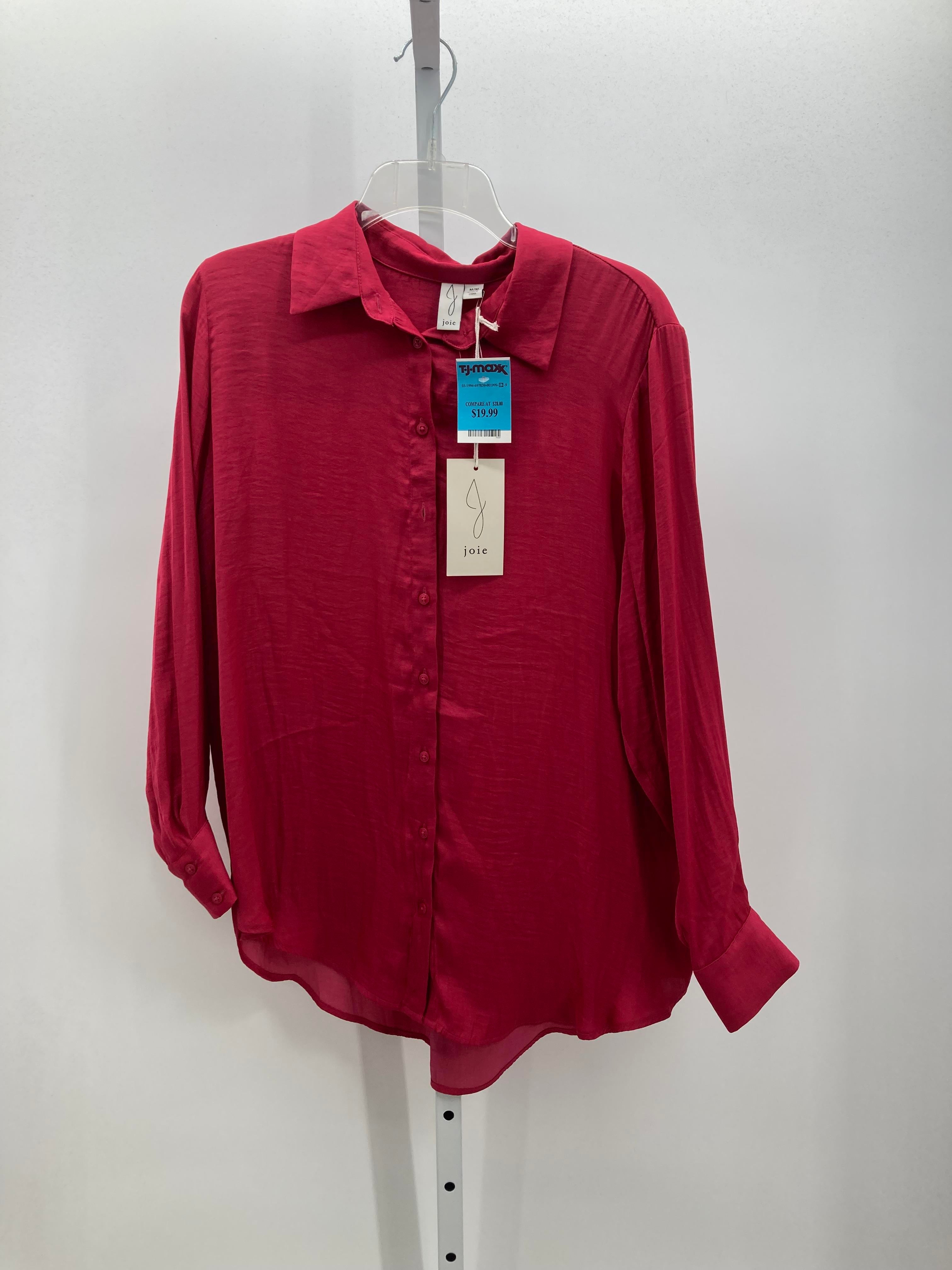 Joie Size Medium Misses Long Sleeve Shirt