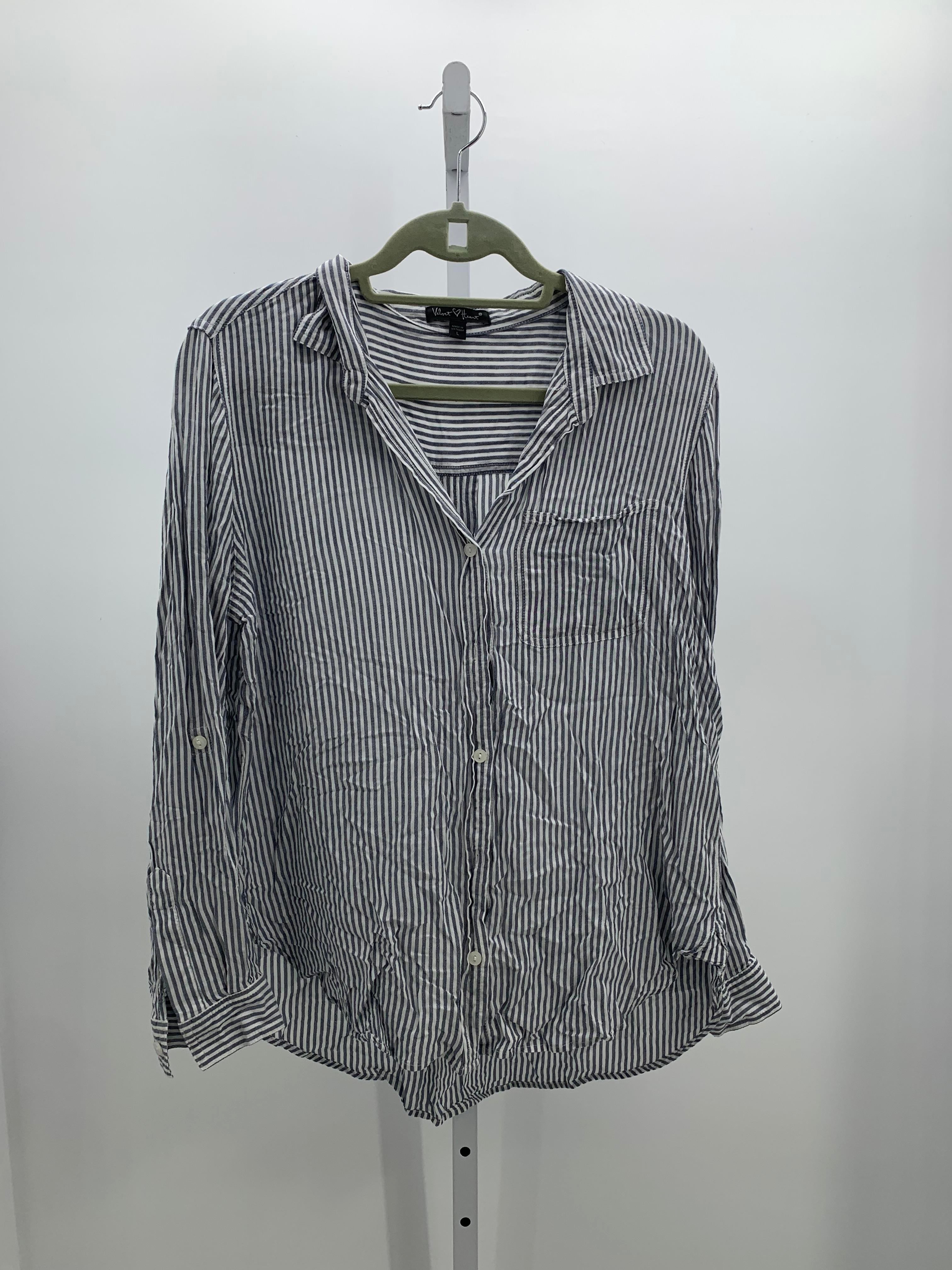 Velvet Heart Size Large Juniors Long Sleeve Shirt