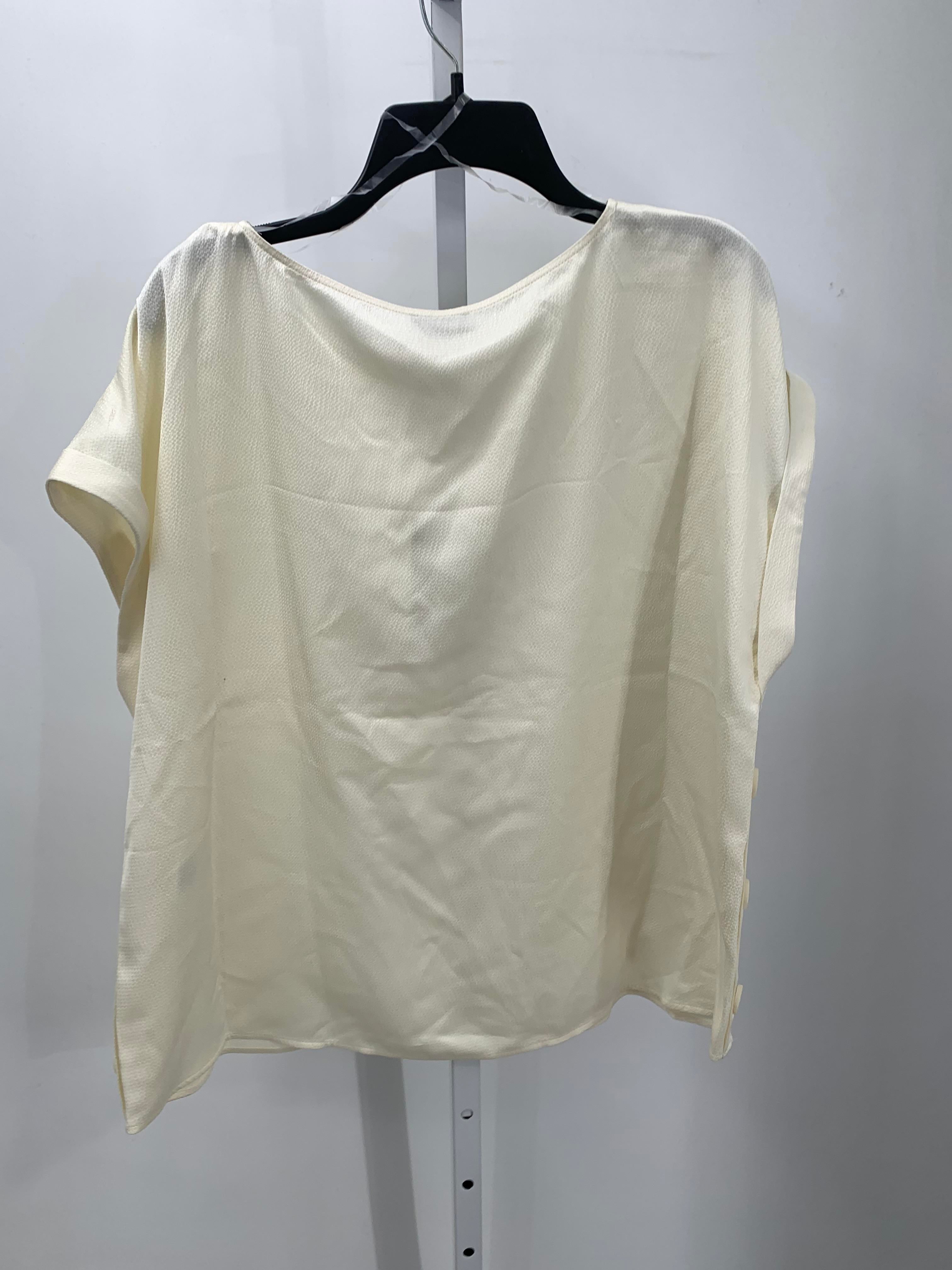 Jones New York Size 1X Womens Short Sleeve Shirt