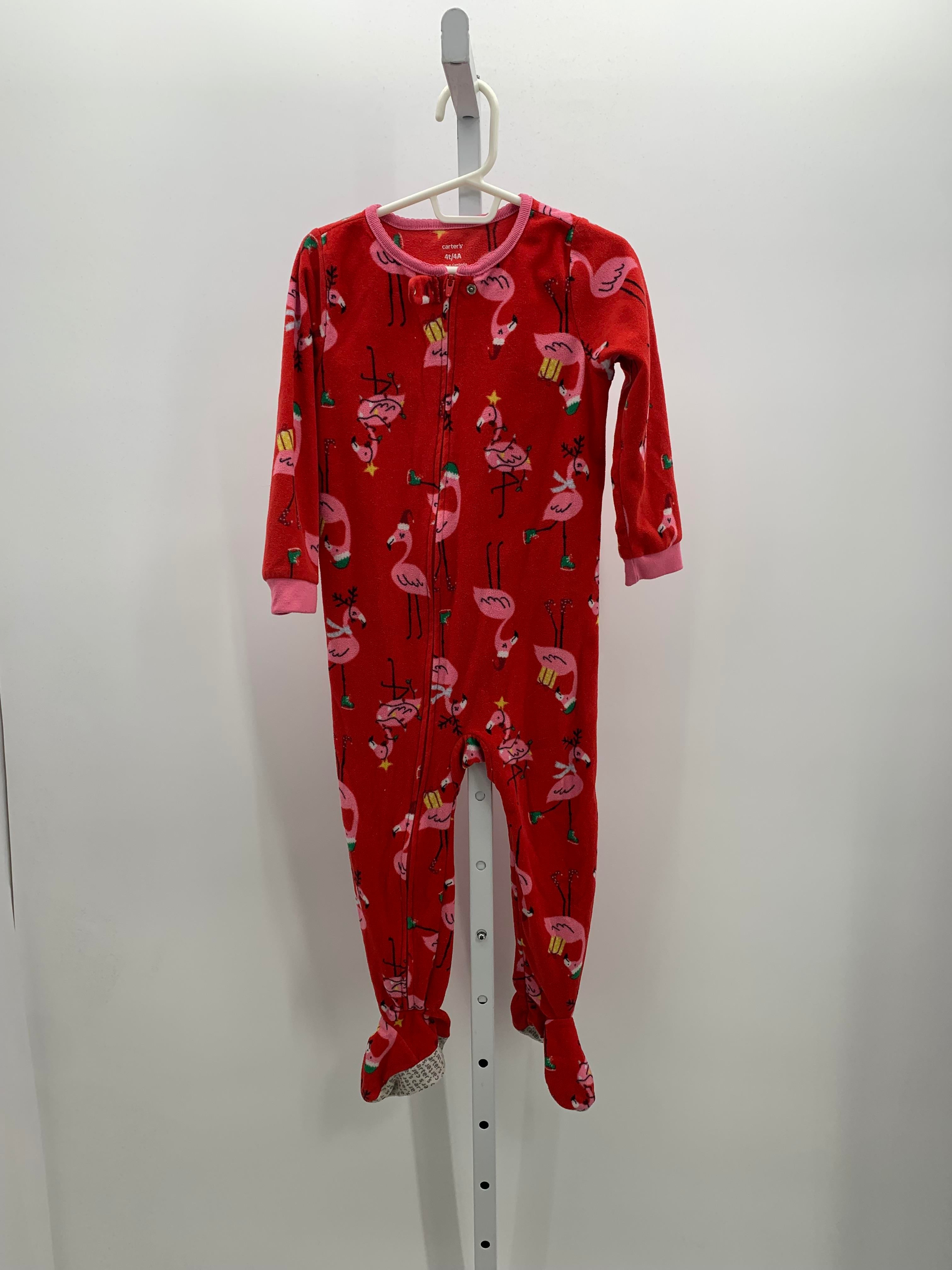 FLEECE SLEEPER XMAS FLAMINGOS