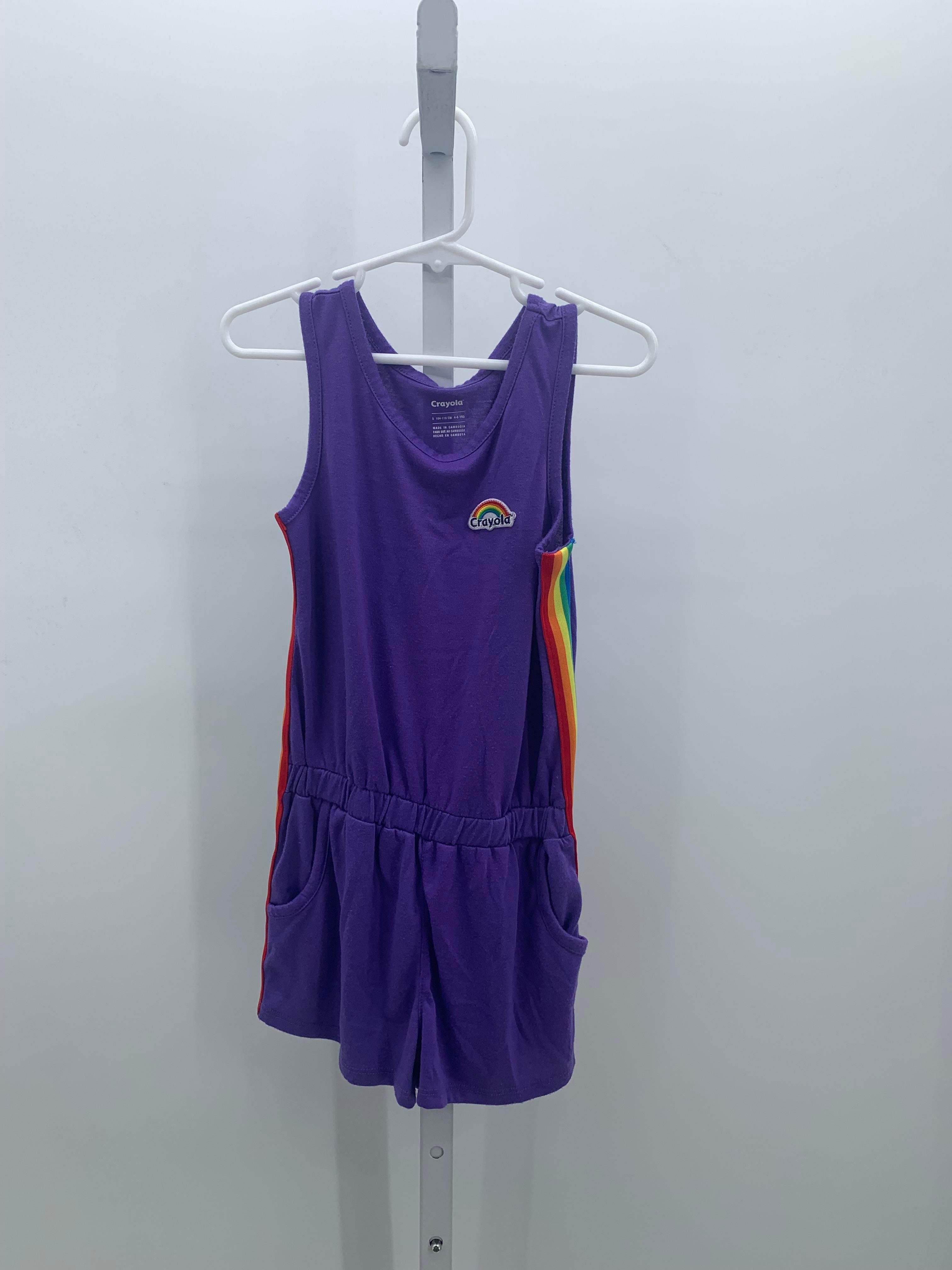 Crayola Size 5 Girls Sleeveless Romper