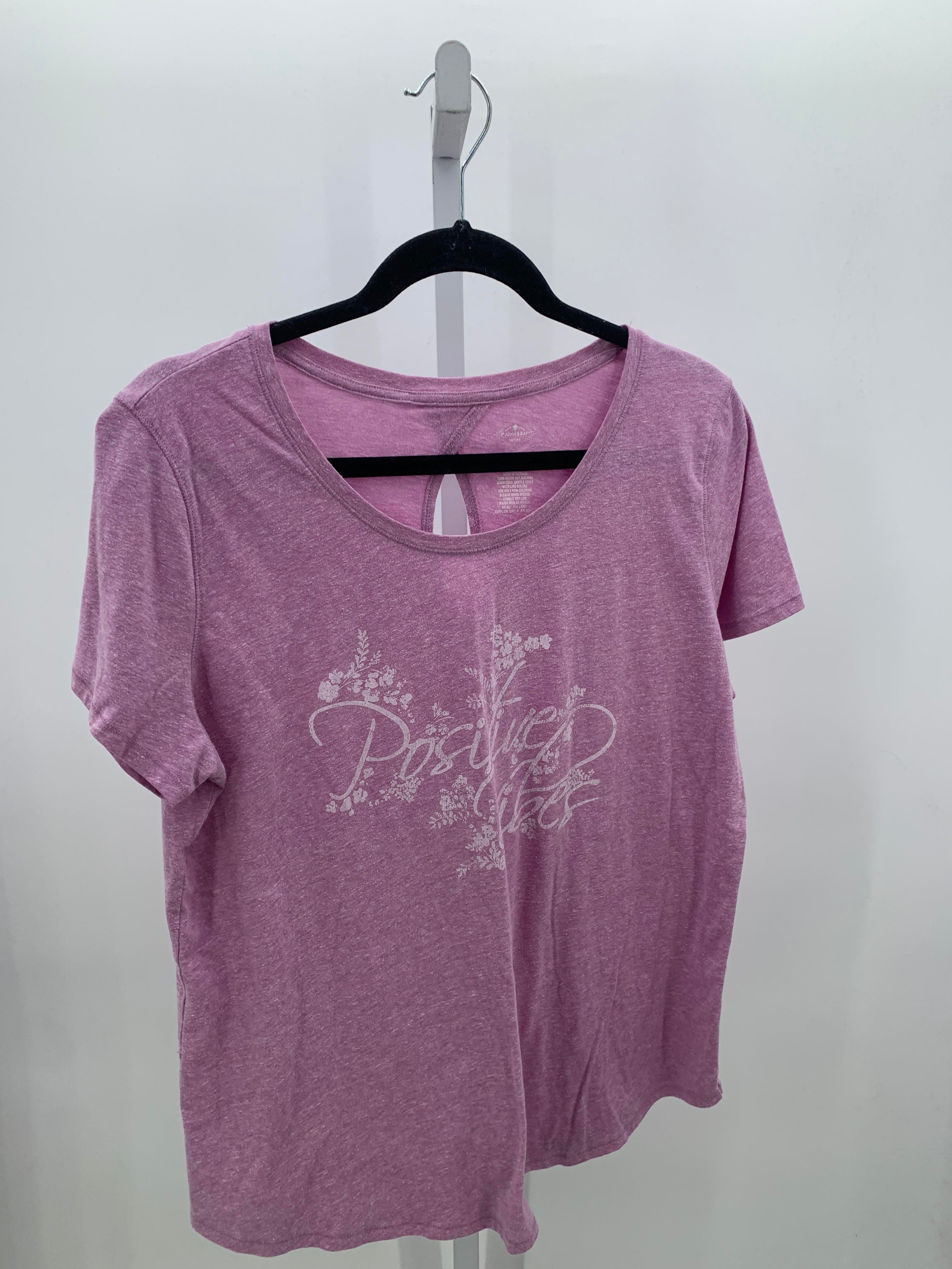 St. Johns Bay Size Extra Large Misses Short Sleeve Shirt