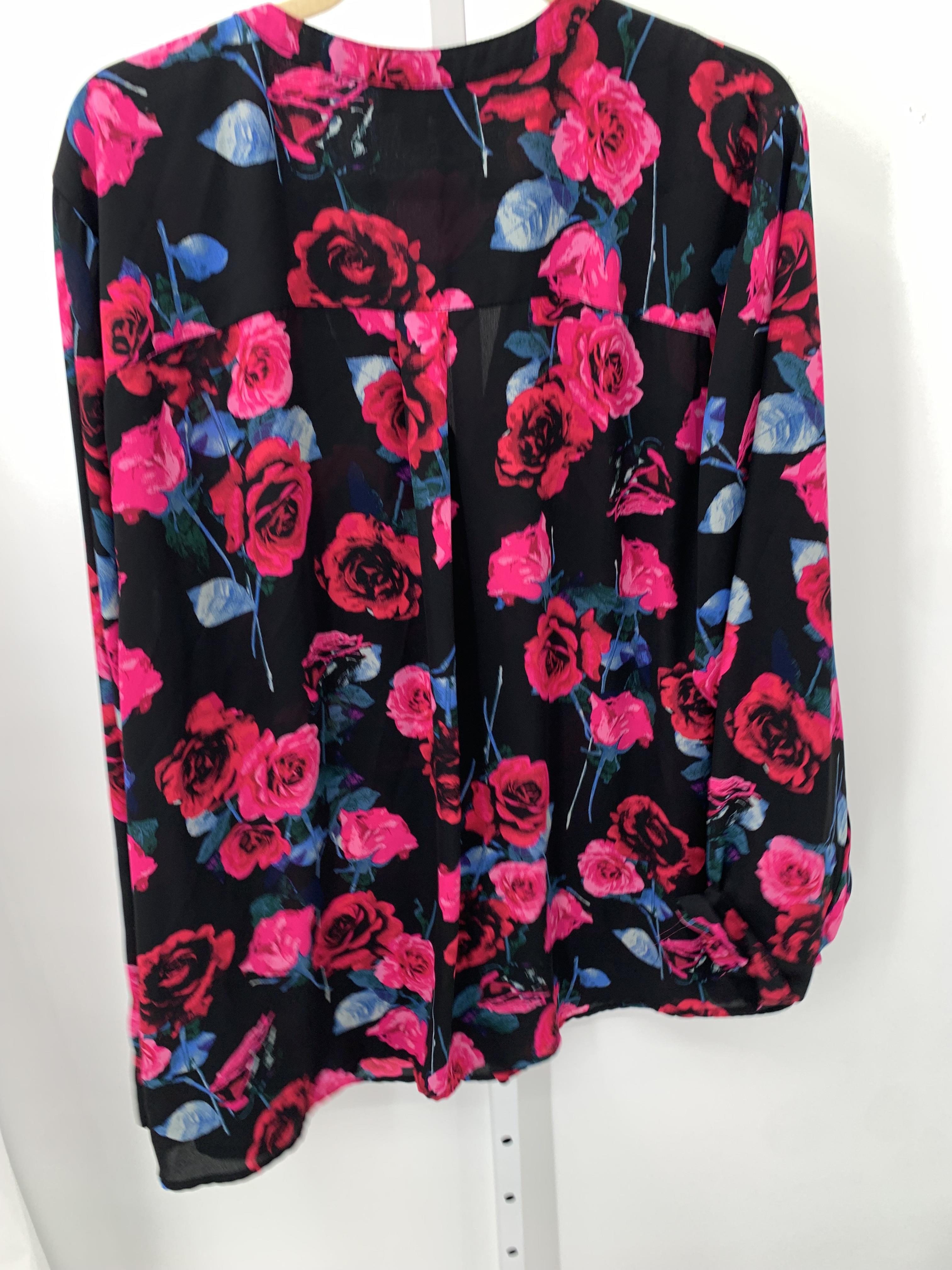 Torrid Size 4X Womens Long Sleeve Shirt