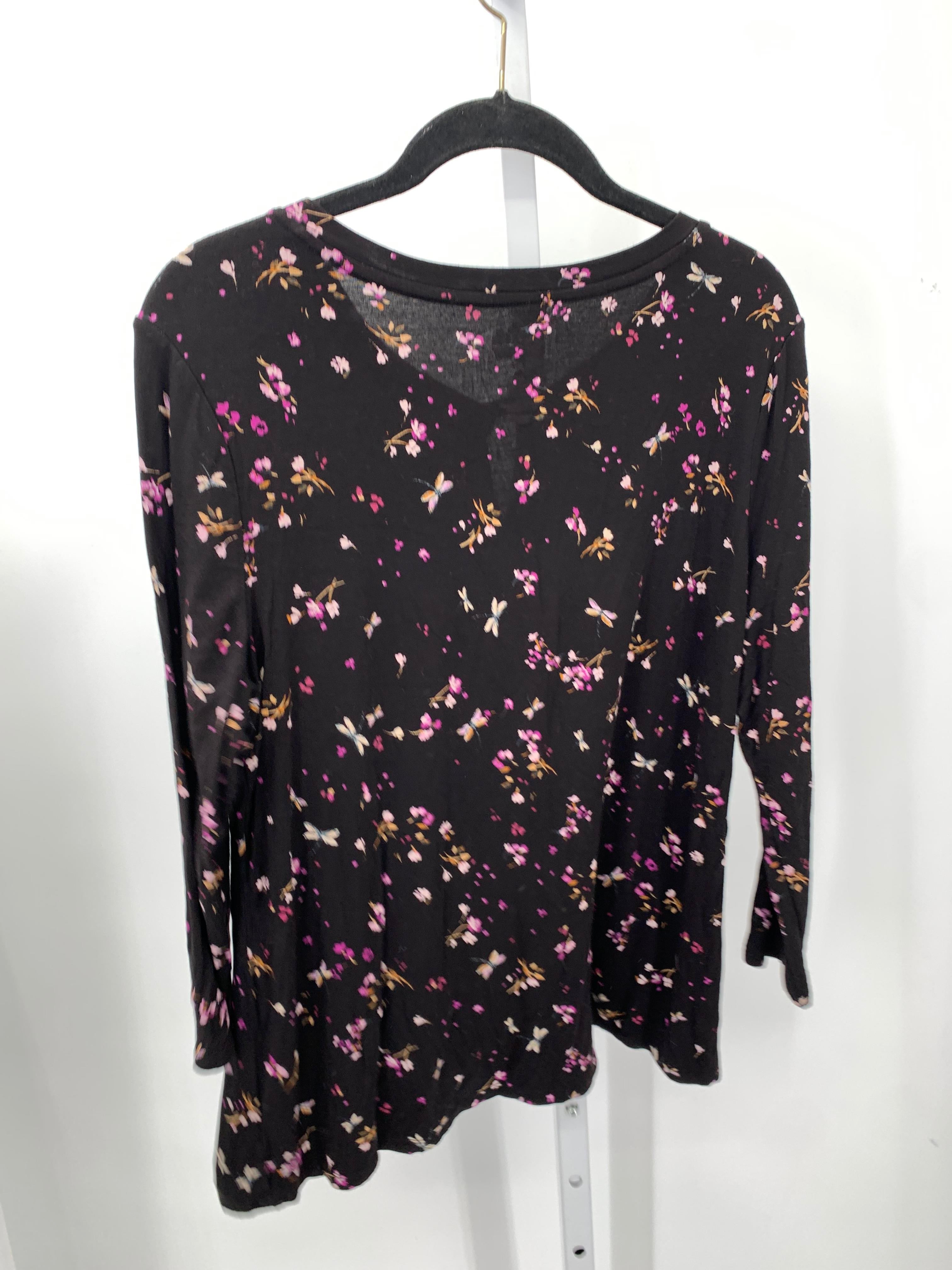 Croft & Barrow Size Large Petite Petite 3/4 Sleeve Shirt