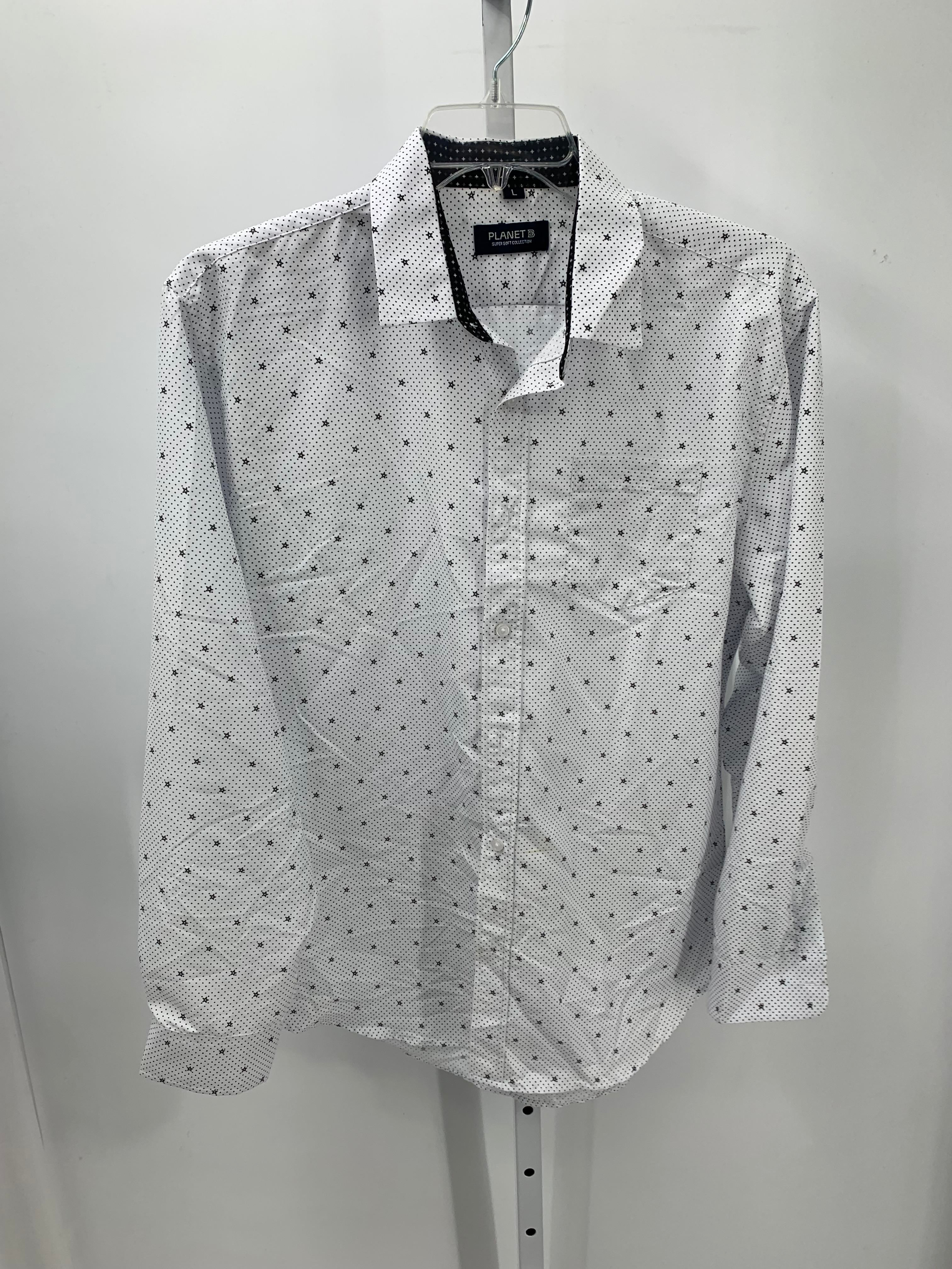 BLACK STARS AND DOTS.