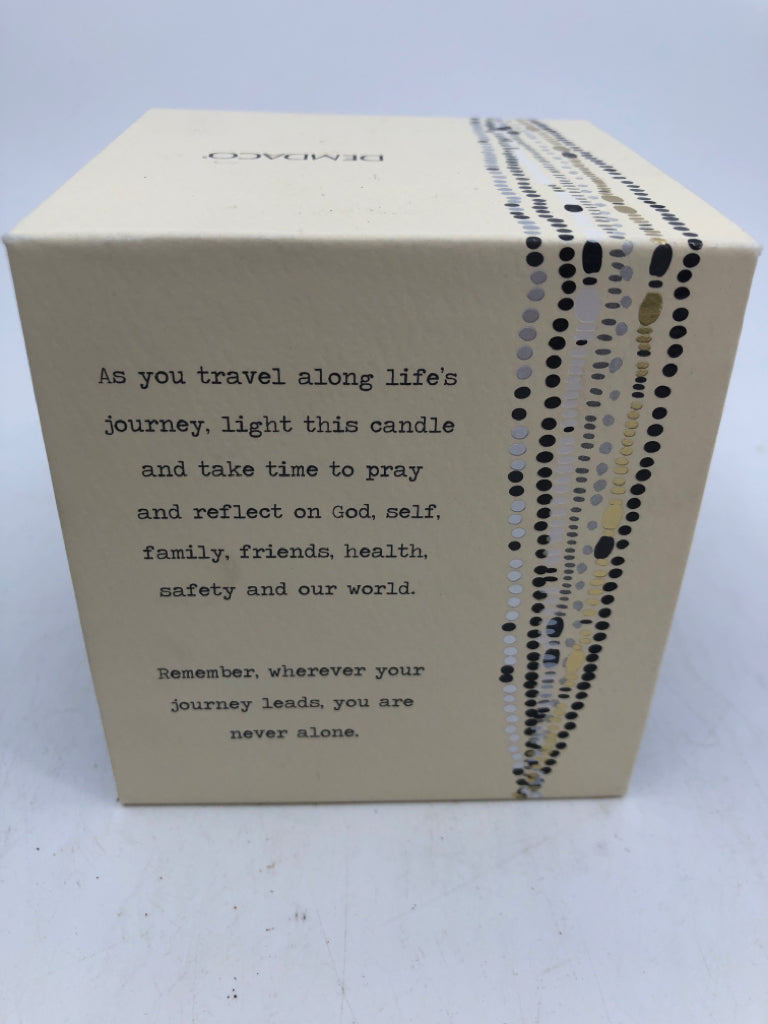 NIP DEMDACO YOUR JOURNEY CANDLE.