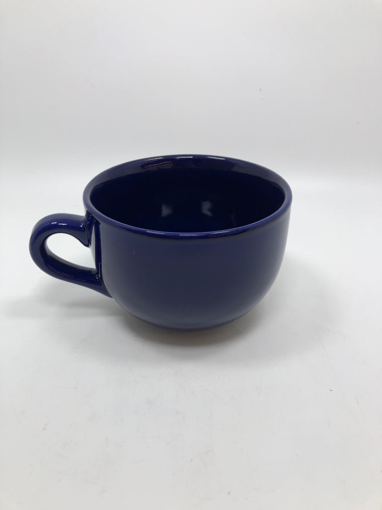 LG DRK BLUE MUG.
